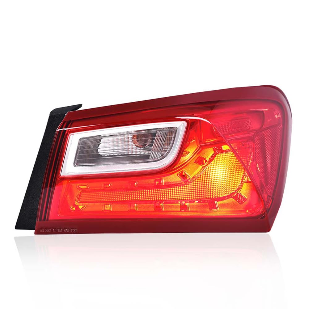 LQI Tail Lights Assembly Compatible with Chevy Malibu XL 2016-2022 Right Passenger Side Rear Brake Lamps Assembly Luces traseras
