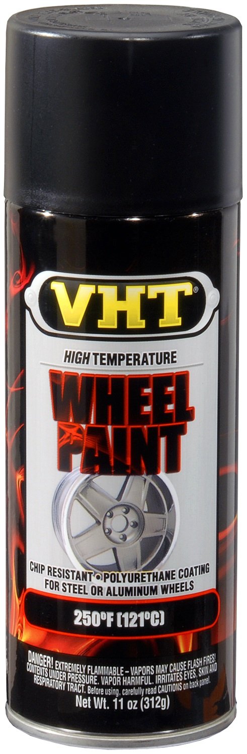 Vht Sp183 Satin Black Wheel Paint Can - 11 Oz.
