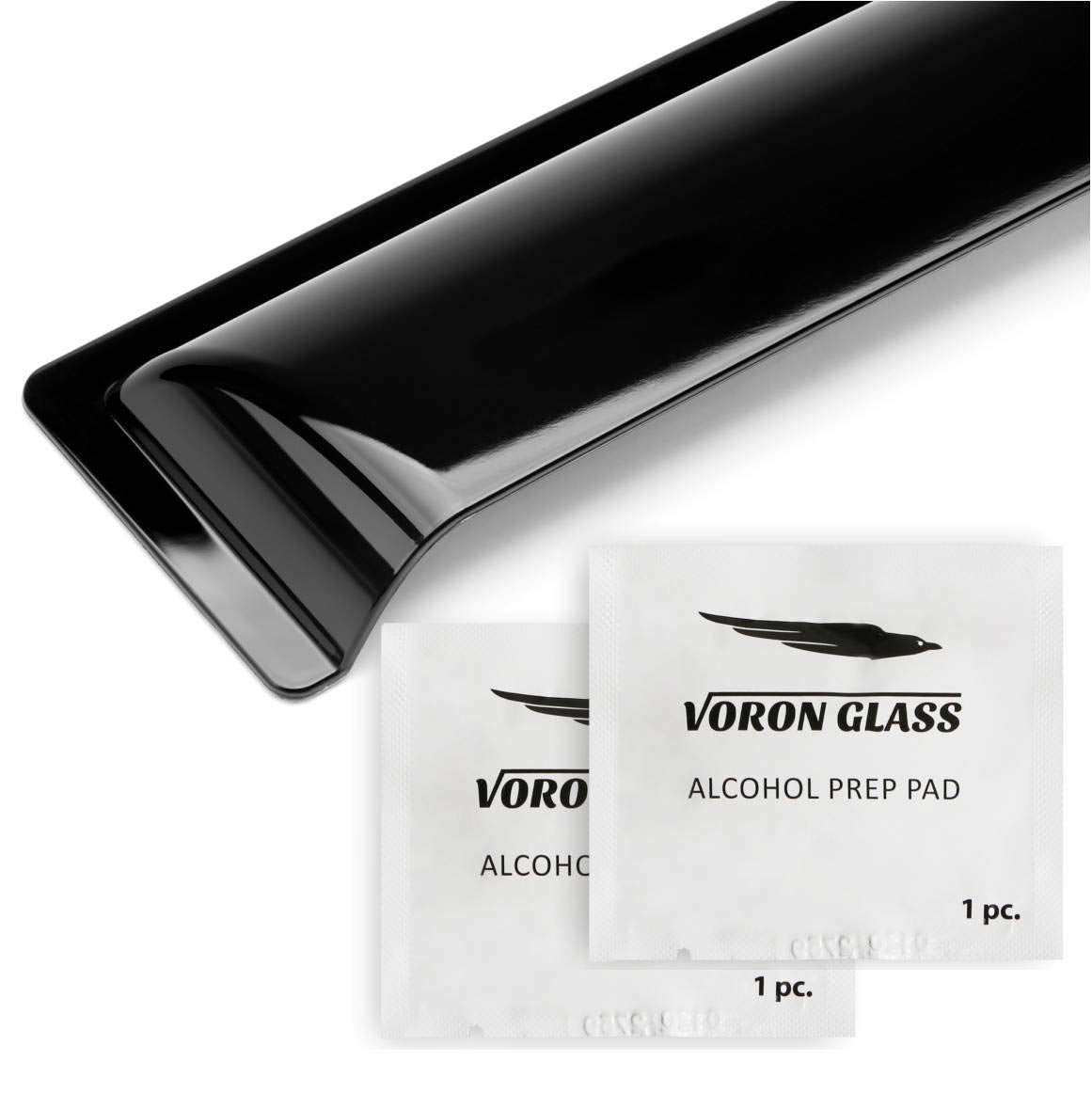 Voron Glass Tape-On Extra Durable Rain Guards For Mitsubishi Outlander 2014-2021, Window Deflectors, Vent Window Visors, 4 Piece