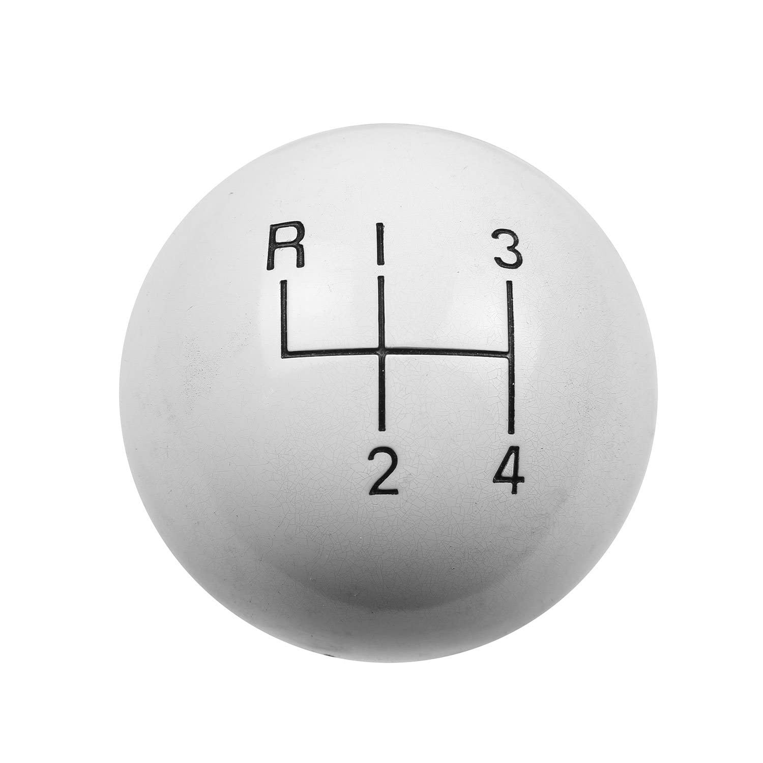 Hurst 1637626 White Plastic Replacement Shifter Knob