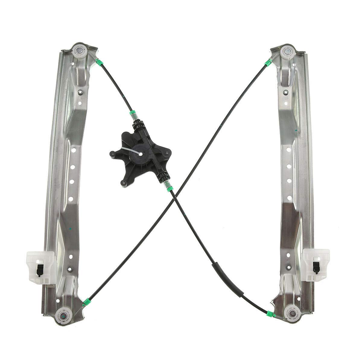 YHTAUTO Front Driver Side Power Window Regulator for Dodge Grand Caravan, Ram C/V, Volkswagen Routan, Chrysler Town & Country, Silver