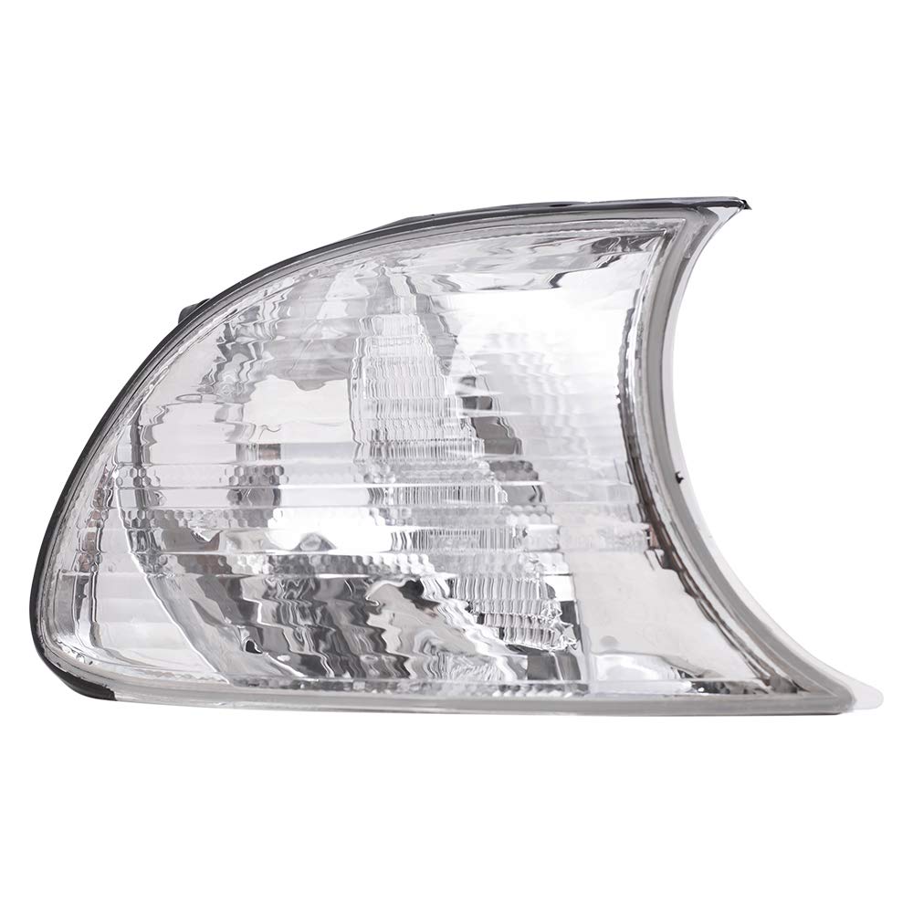 Autoandart Brock Replacement Driver And Passenger Park Signal Corner Marker Lights Lamps Clear Lens Compatible With 1999-2001 3