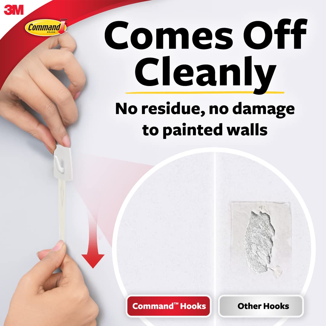 Command 17066 Micro, White, 3-Hooks (17066Es)