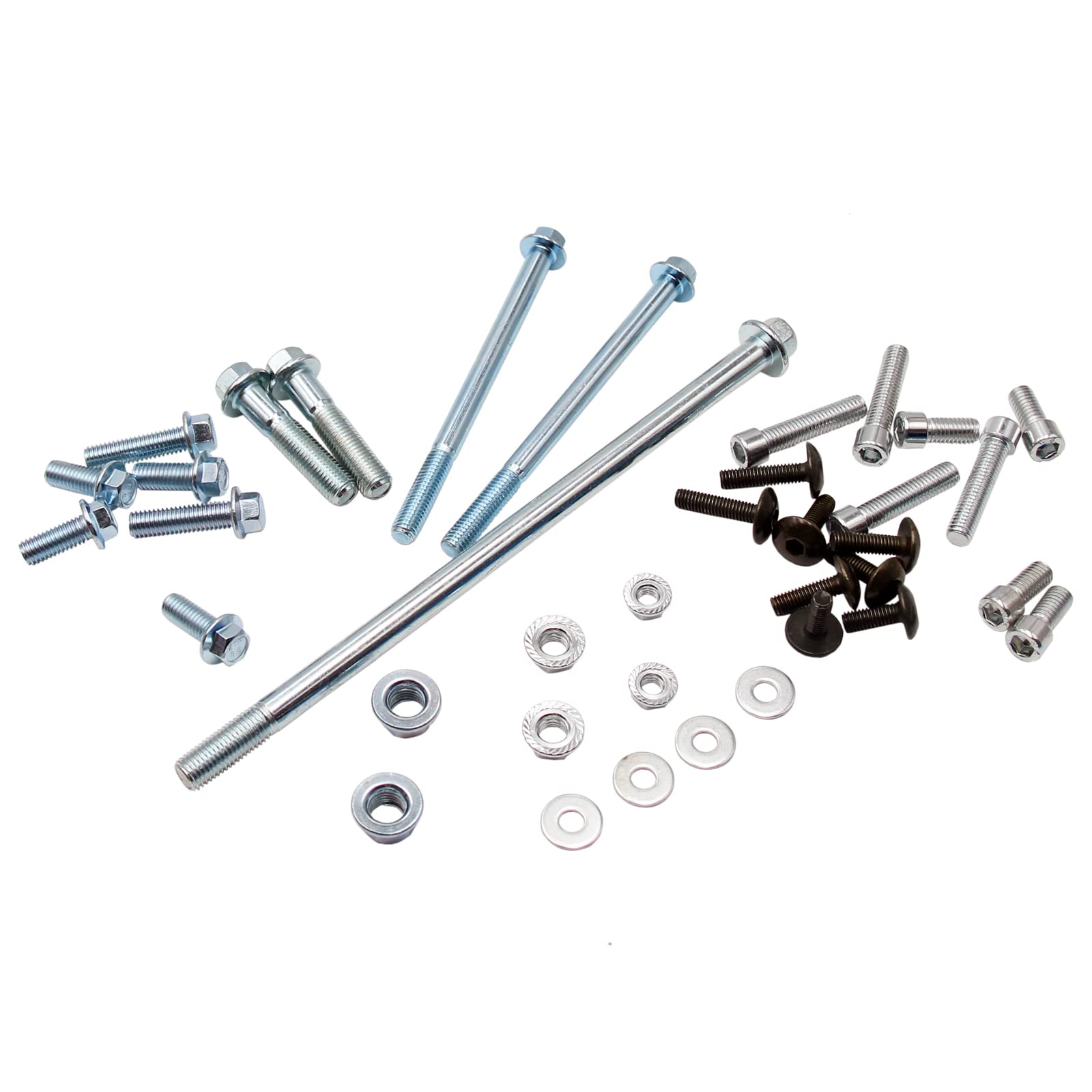YD-PS001 Pit Bike Frame Bolts Nuts Kit for 125cc 140cc 150cc KLX Style Iron