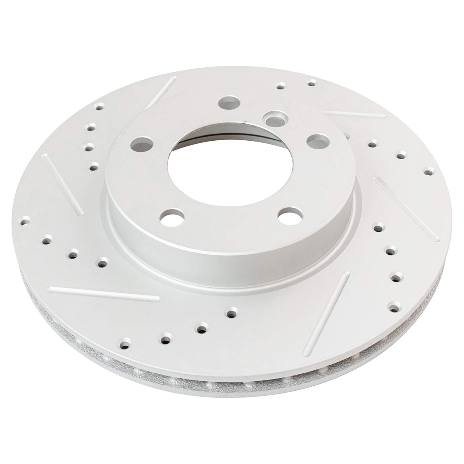 Trq Front Performance Brake Rotor Drilled Slotted Pair Set For Bmw 318I / 318Is / 323Ci / 323I / 323Is / 325I / 325Is / 328I / 3