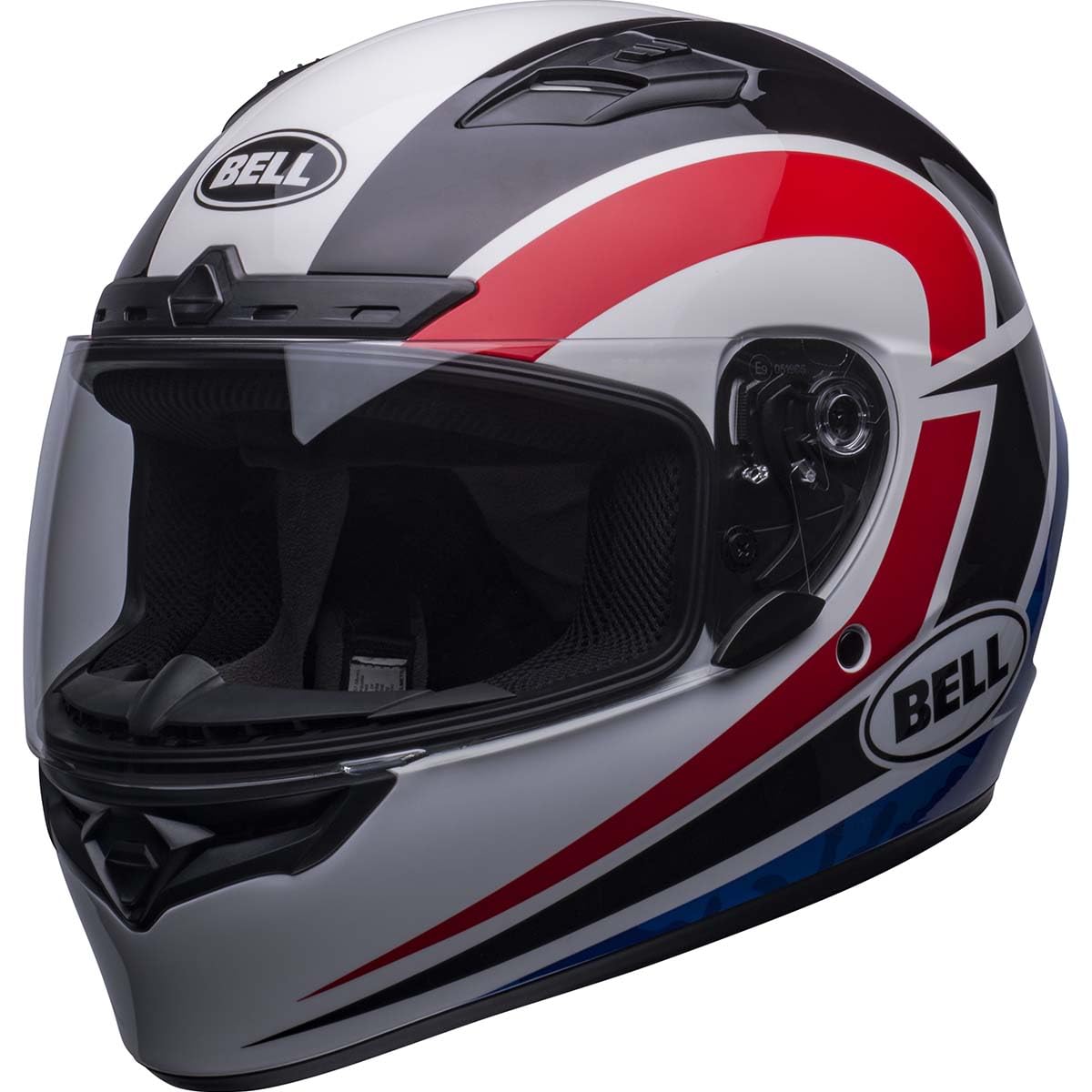 Bell Qualifier Dlx Mips Street Helmet (Gloss Blitz White/Blue Camo - Large)
