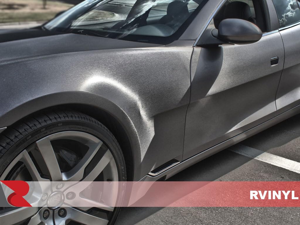 3M 2080 Br201 Brushed Steel (5Ft X 15Ft) Vinyl Wrap Film Sheet With Air-Release For Cars, Trucks & More (75Sq Ft Roll)