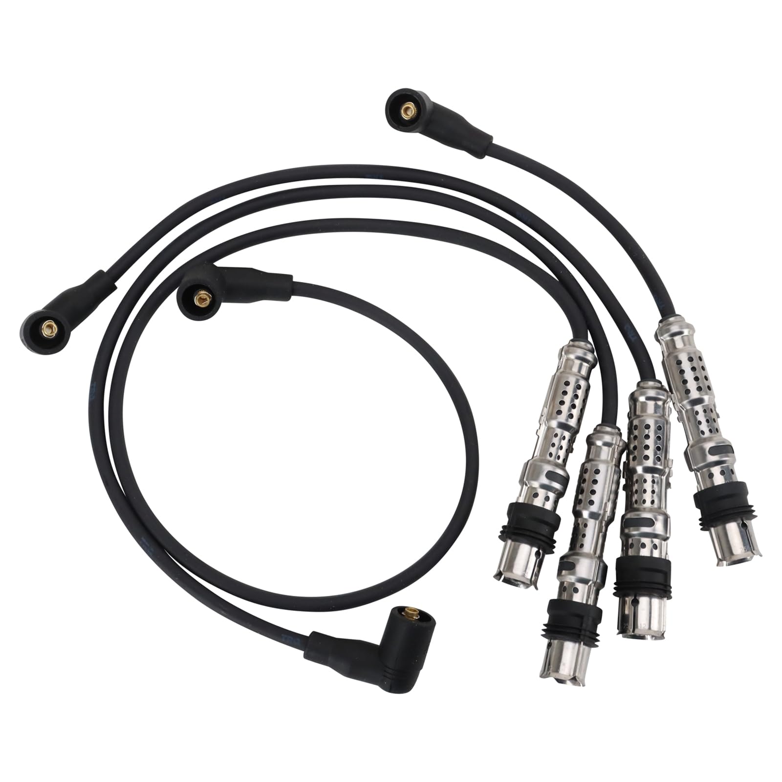 Trq Spark Plug Wire Set Compatible With 2001-2005 Volkswagen Beetle 2001-2006 Golf Jetta
