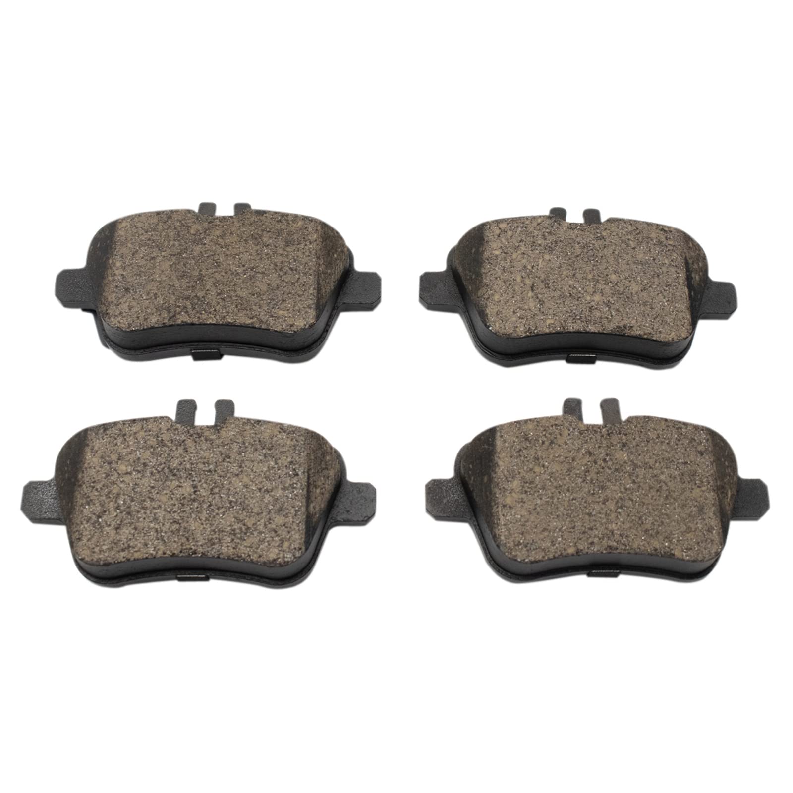 TRQ Rear Ceramic Brake Pad Set Compatible with Mercedes B250e CLA250 SLK300