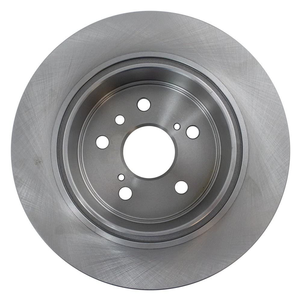 Trq Rear Brake Rotors Set Solid Compatible With 1995-1999 Toyota Avalon