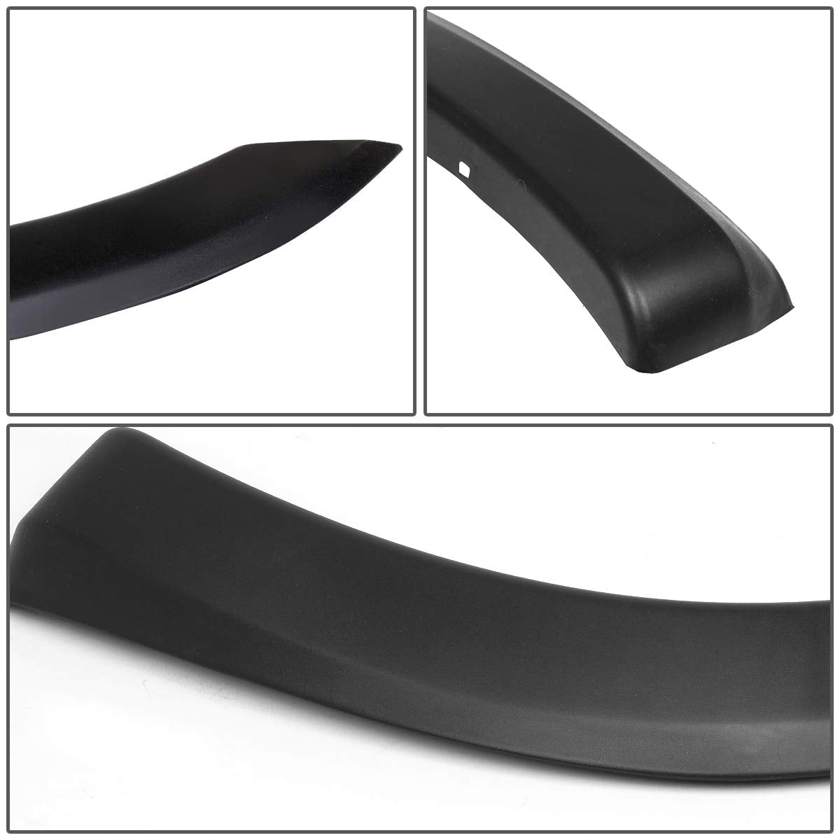 Auto Dynasty 4 Pcs Set OE Style Wheel Cover Fender Flares Compatible with 99-04 Ford F250/F350 Super Duty Styleside