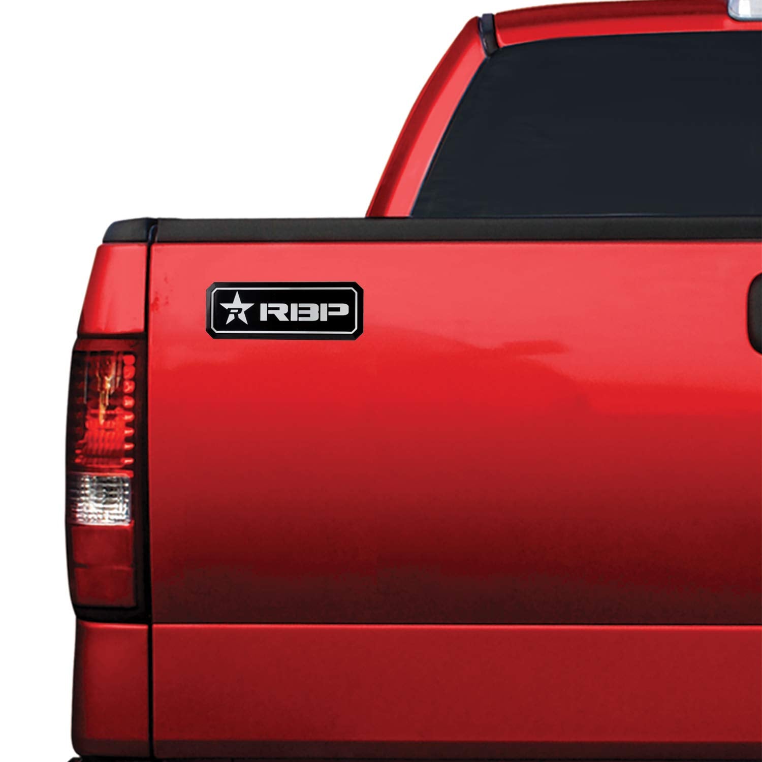 Rbp Black And Silver Aluminum Emblem Set