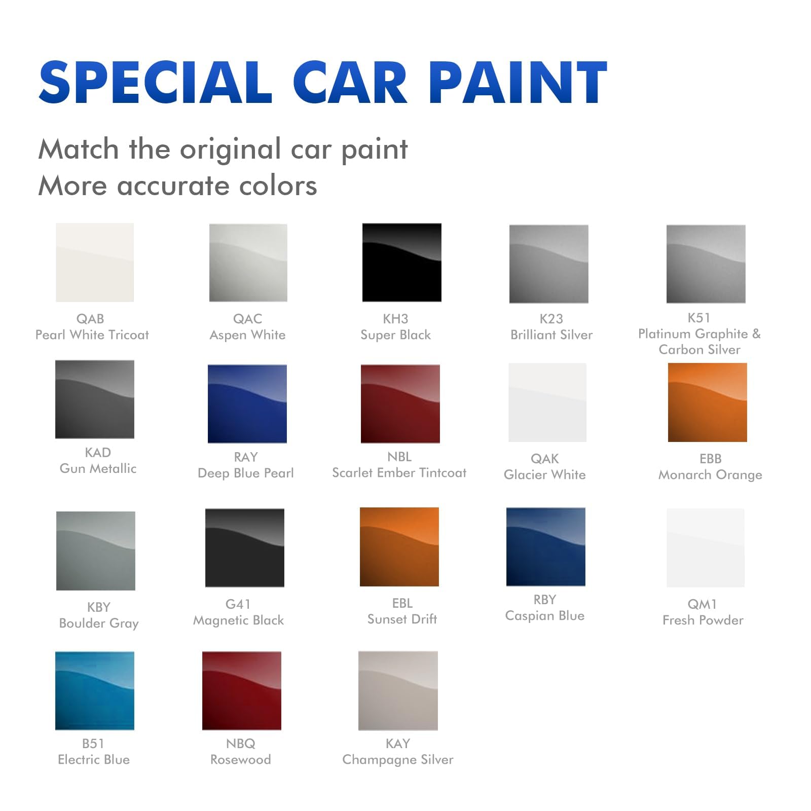XTryfun B51 Electric Blue Touch Up Paint Kit - 1 Fl Oz for Nissan Sentra/Kicks/Versa/Juke, Quick & Easy Scratch Repair