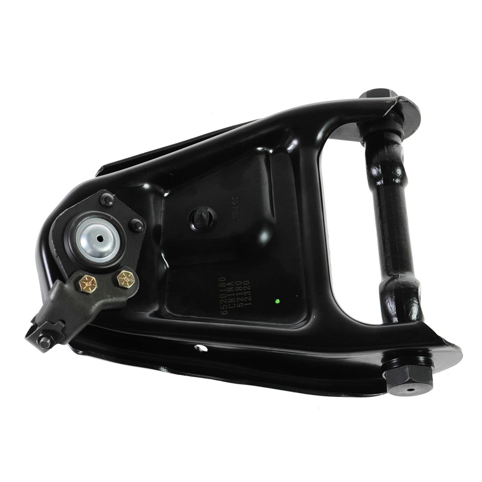 TRQ Front Upper & Lower Control Arm Set with Ball Joint, Alloy Steel, Compatible with 73-99 Chevrolet GMC, Black, Model PSA66464