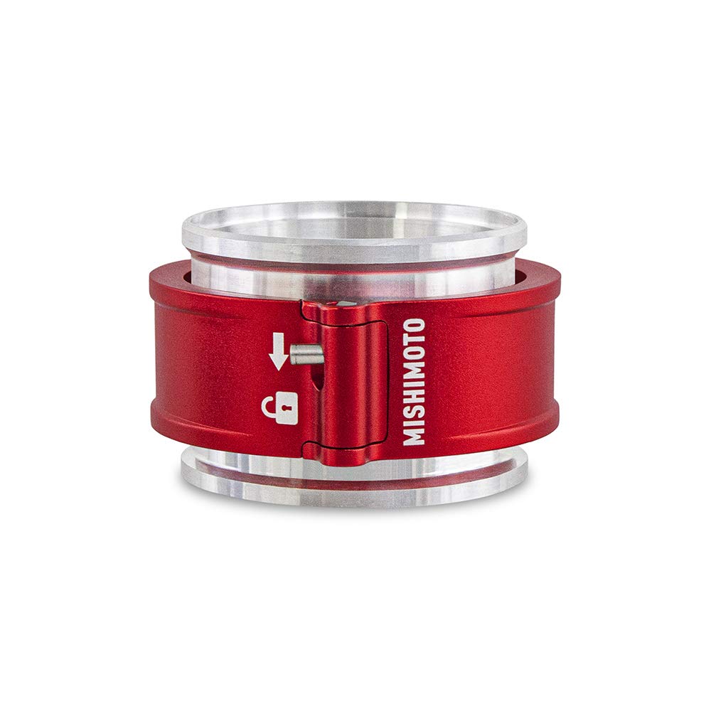 Mishimoto Mmclamp-Qd-25Rd Quick Release Clamp Assembly, 2.5 Red
