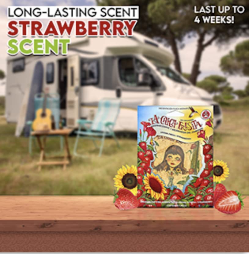 25 Pcs Strawberry La Chica Fresita Air Fresheners Aromatizante Fresa