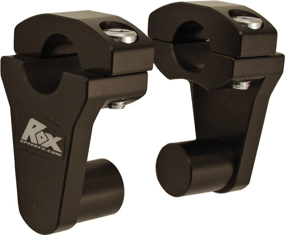 Rox Speed FX Elite Series 1-1/8" Handlebar Riser, 2in Rise, Black, Aluminum, Model TRTB7870