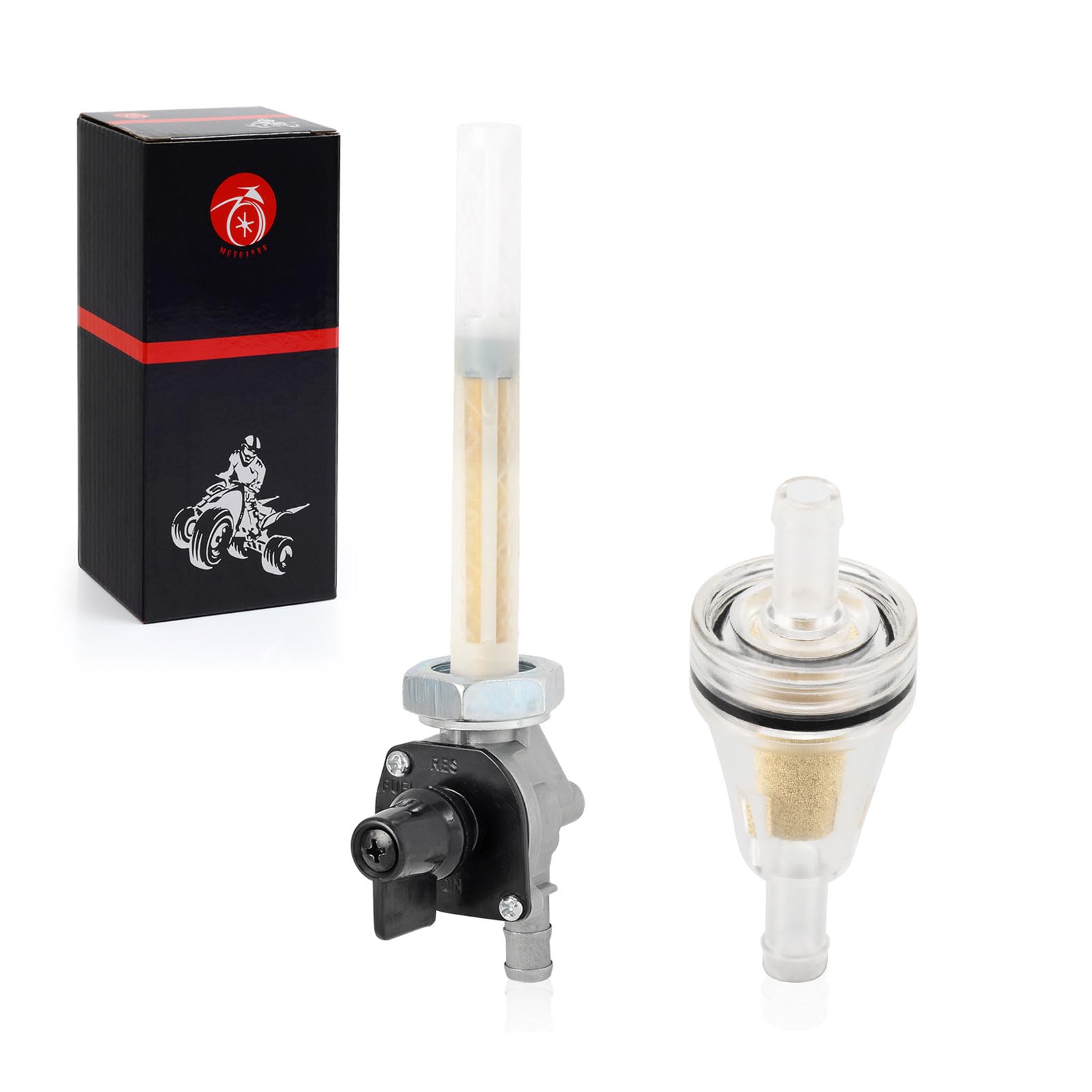 16950-Mah-023 Fuel Gas Valve Petcock Fuel Filter For Honda 1100 Shadow 1100 Shadow Ace 1100 Aero 1100 Sabre 1100 Spirit 1100 Vt1