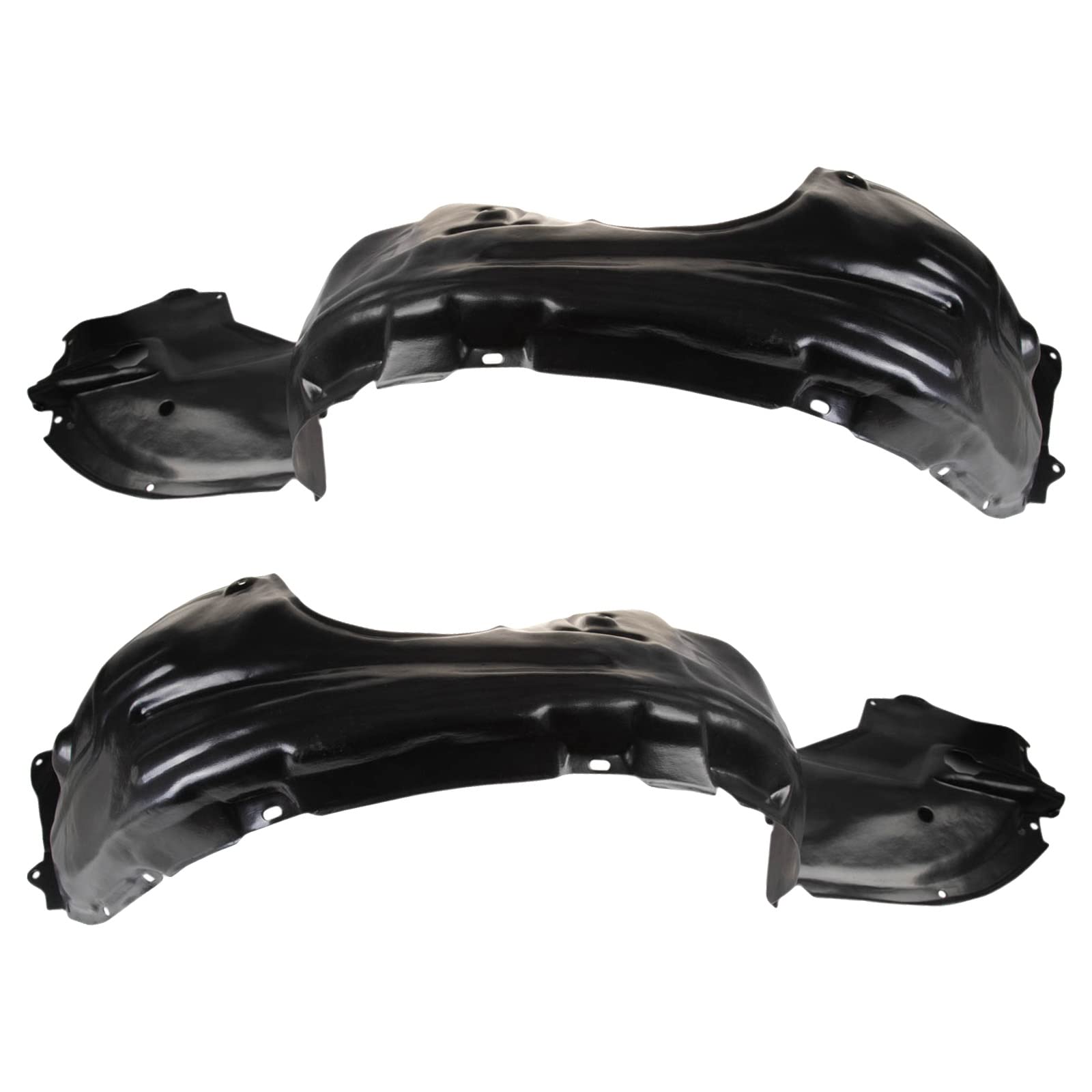 Trq Inner Fender Liner Set Compatible With 2002-2003 Toyota Solara To1248122 To1249122