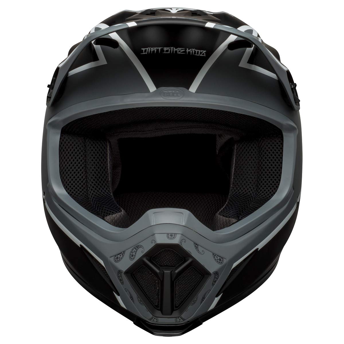 Bell Mx-9 Mips Dirt Helmet (Twitch Matte Black/Gray/White - Small)