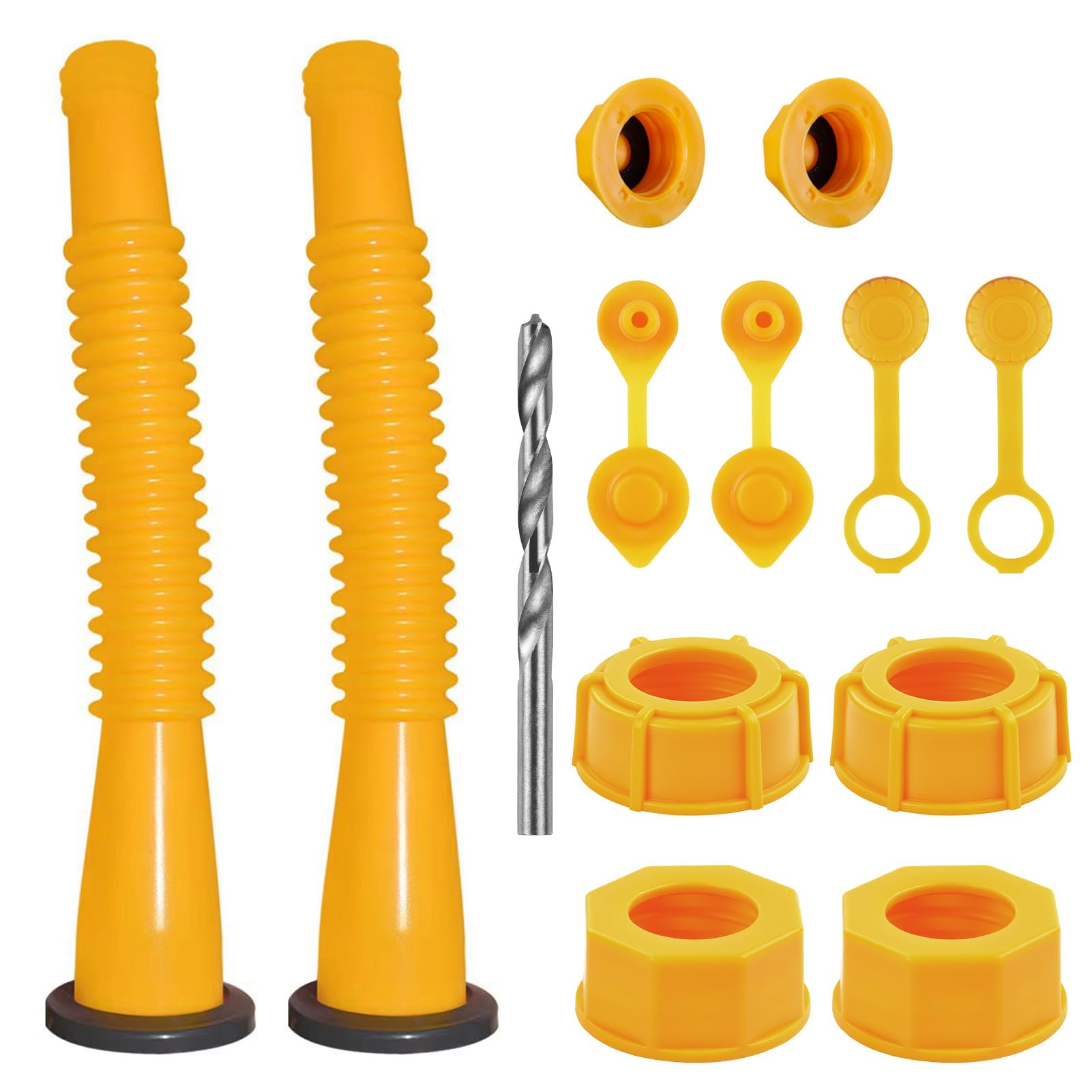 Gas Can Spout Replacement, Gas Can Nozzle. Spout Length Is 8.1 In, Easier To Use. For Most 1/2/5/10 Gal Oil Cans. With Gas Tank 