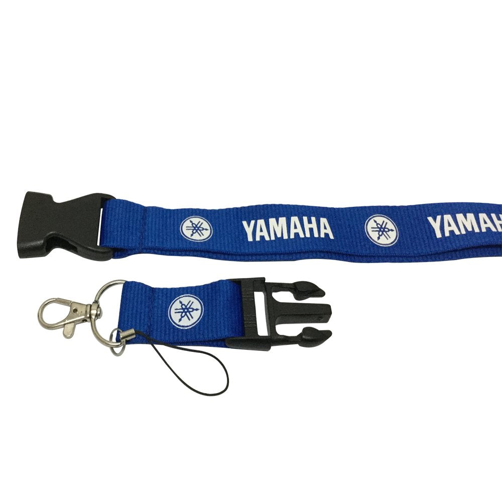 Lanworld Blue Yamaha Logo Lanyard Keychain - Large Motorcycle Accessories, Model 8542109874