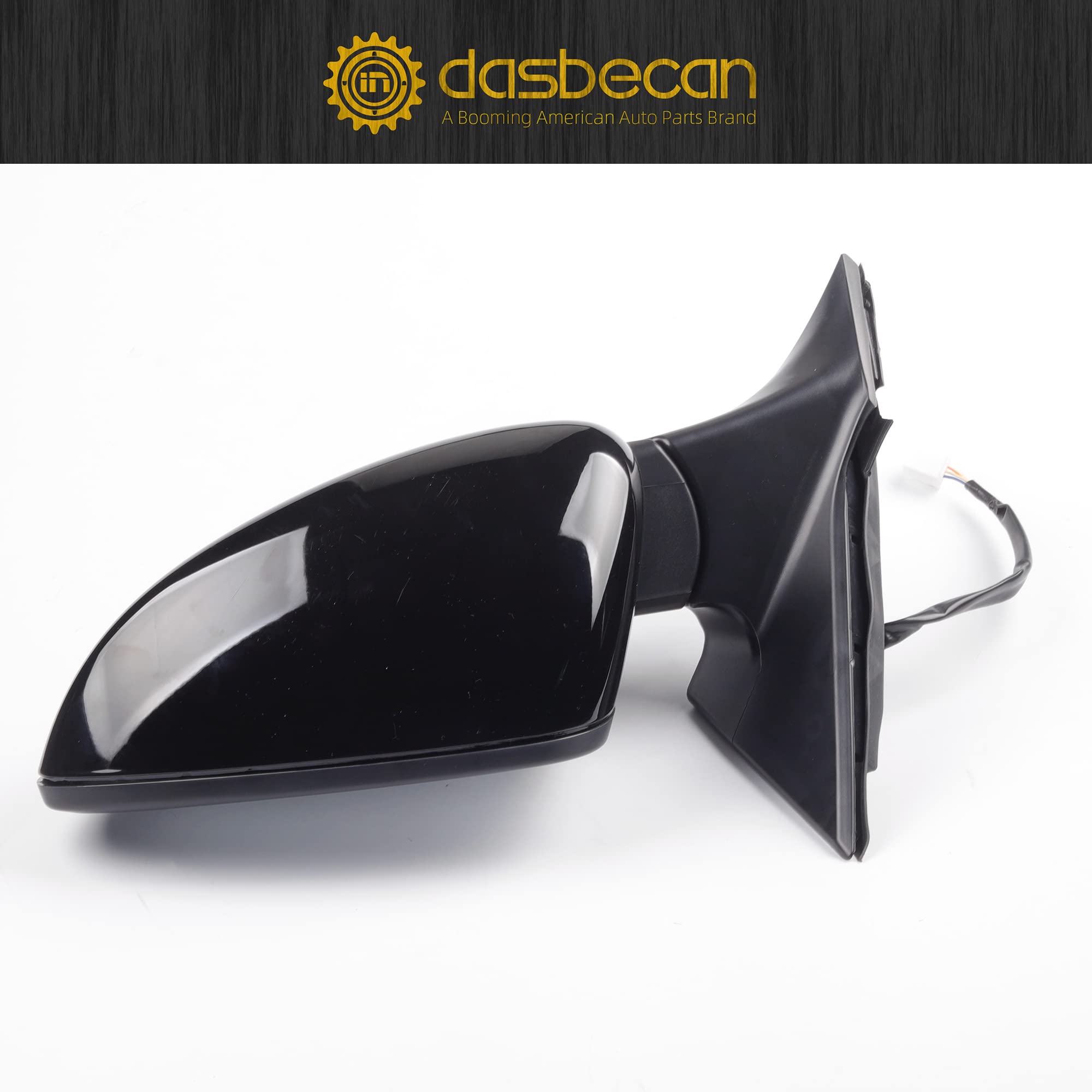 Dasbecan Left Driver Side Door Mirror Compatible With Honda Accord Lx Sport 1.5T 2018-2022 Power |Non-Heated|Paint To Match Repa