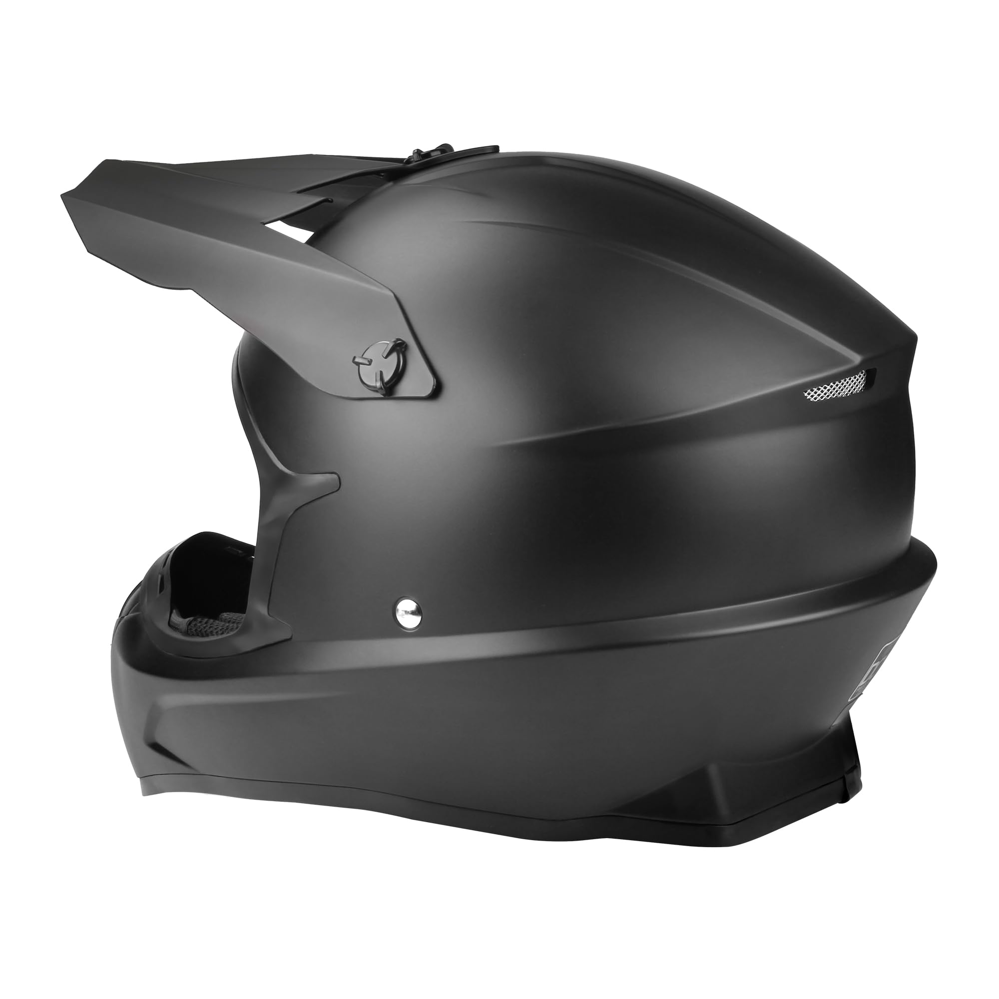 JAGASOL DOT Off Road Dirt Bike Helmet, Full Face, Medium, Matte Black, ABS, Model JS-YYK-09S-M, Dual Sport for Men & Women
