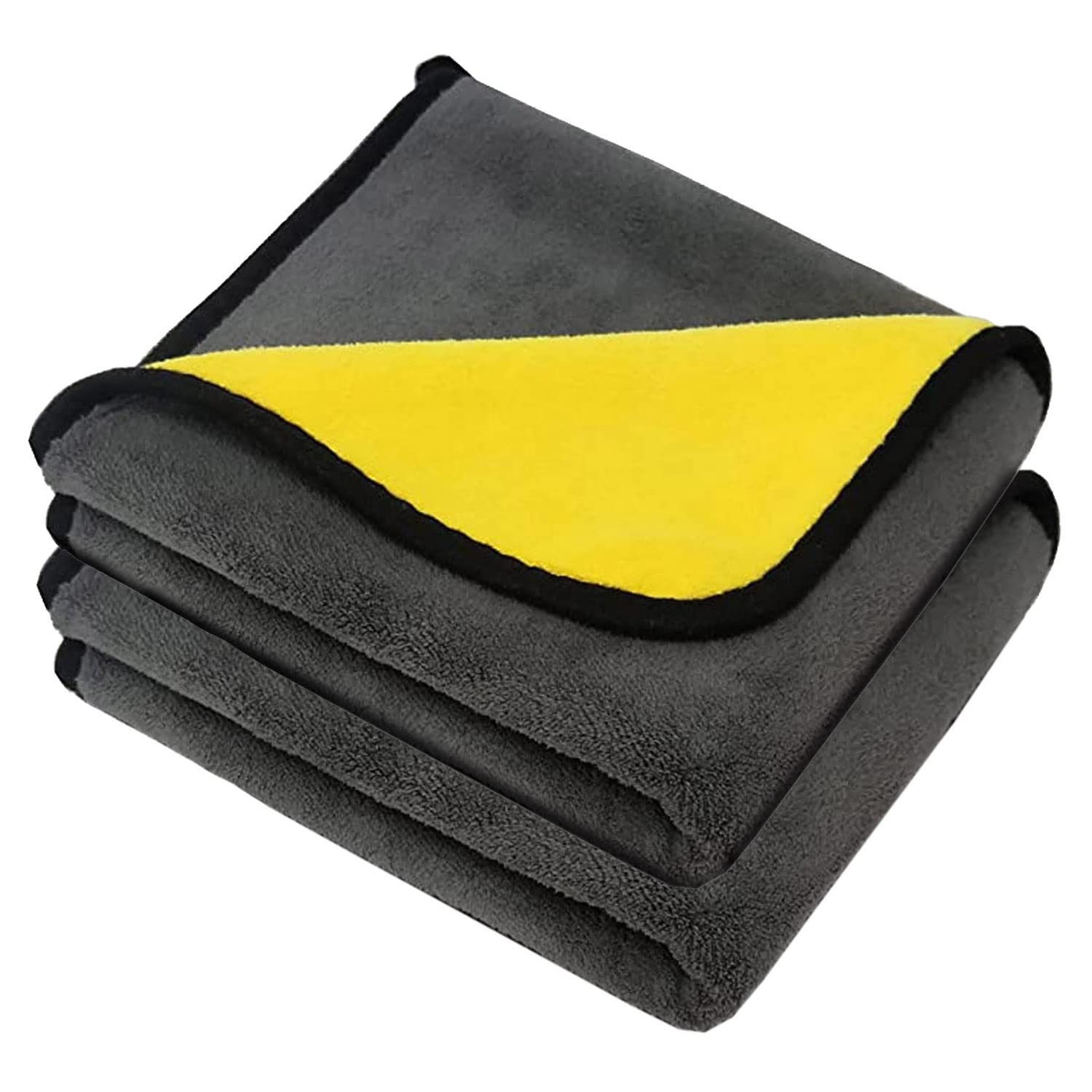 PRAYAS Ultrasoft, Large, Thick and Quick Drying Car Microfiber Cleaning Towel Polishing Waxing Auto Detailing Towel Cloth (30 x 