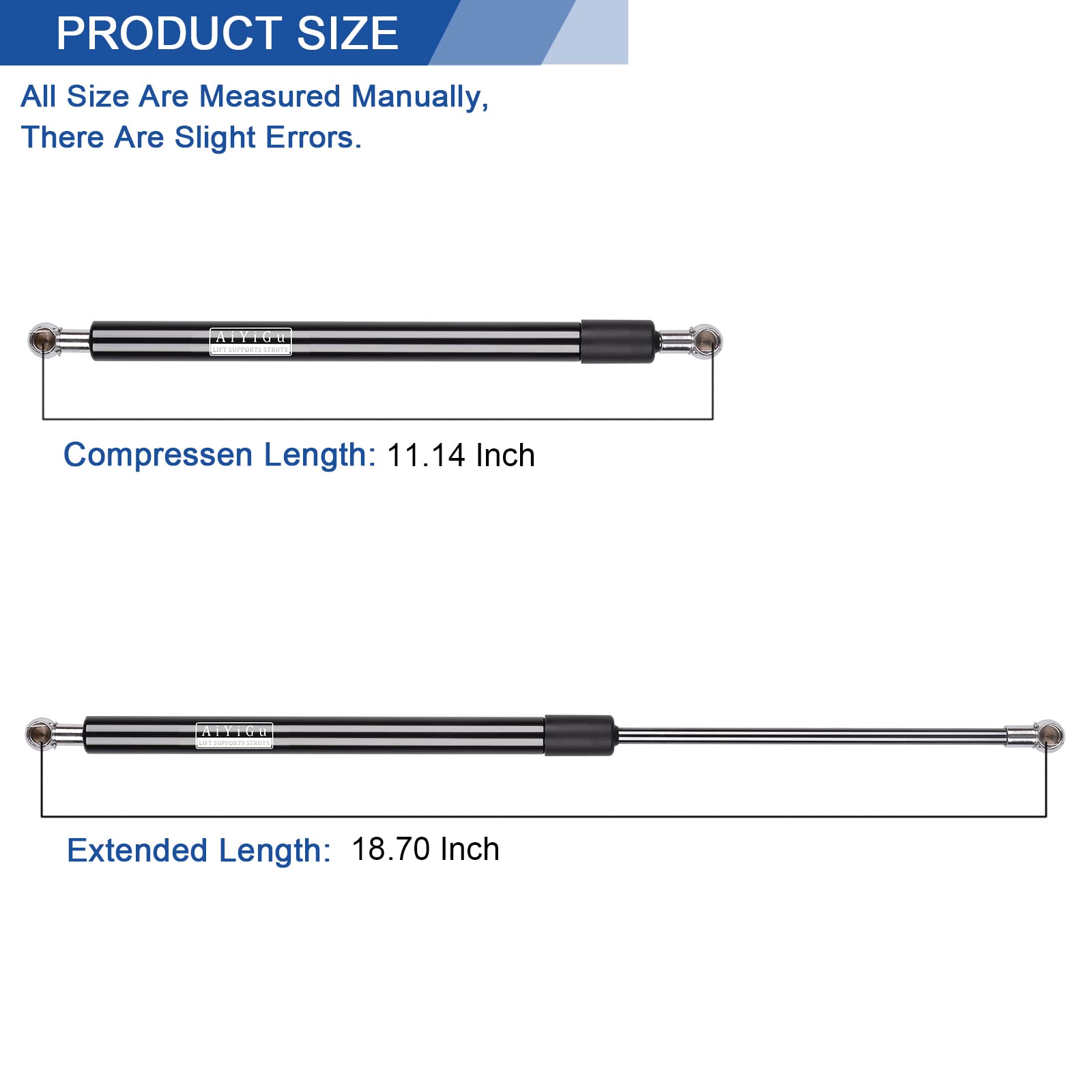 AiYiGu Front Hood Struts Shocks Lift Supports Gas Springs 7090 Compatible with Honda Accord 2013 2014 2015 2016 2017, Replacemen