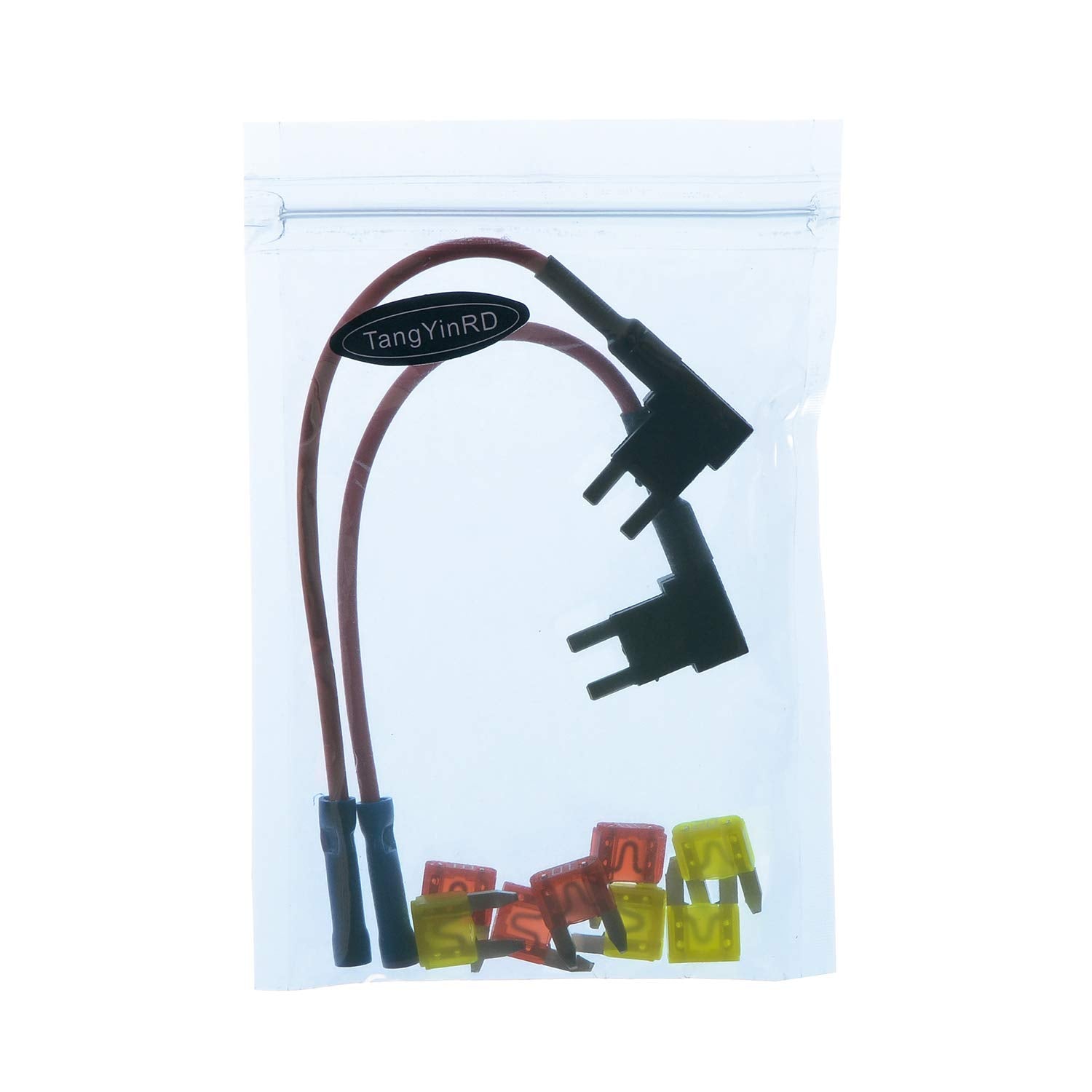 Mini Blade Fuse Holder Fuse With 10A, 20A Fuse - Tap 12V Car Add-A-Circuit Fuse Tap Adapter With Mini Blade Fuse (2 Sets)