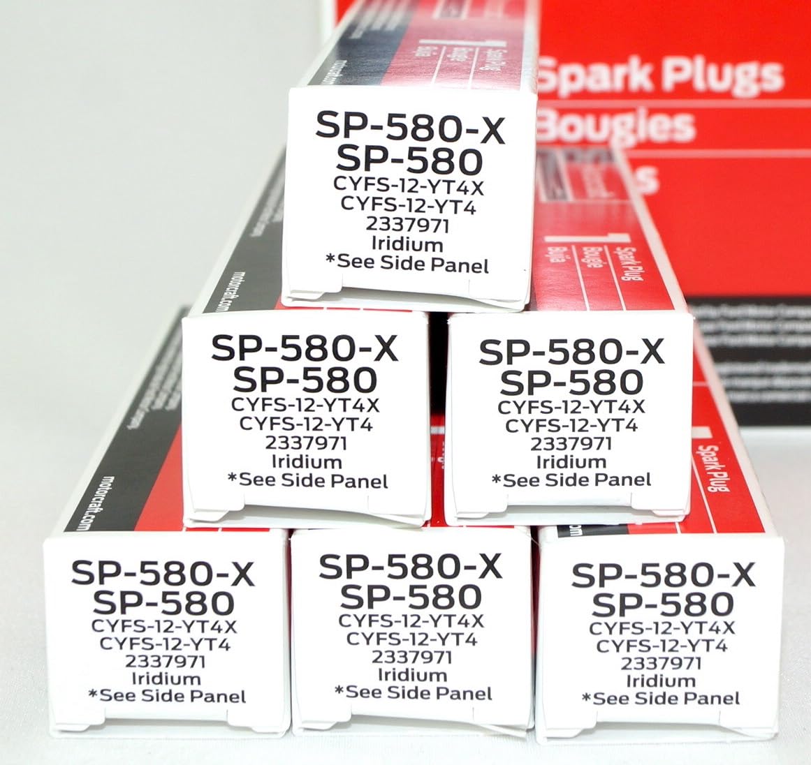 OVERSTOCKDIRECT Iridium Spark Plugs SP580X - 6 Pack for CYFS12YT4X Engines