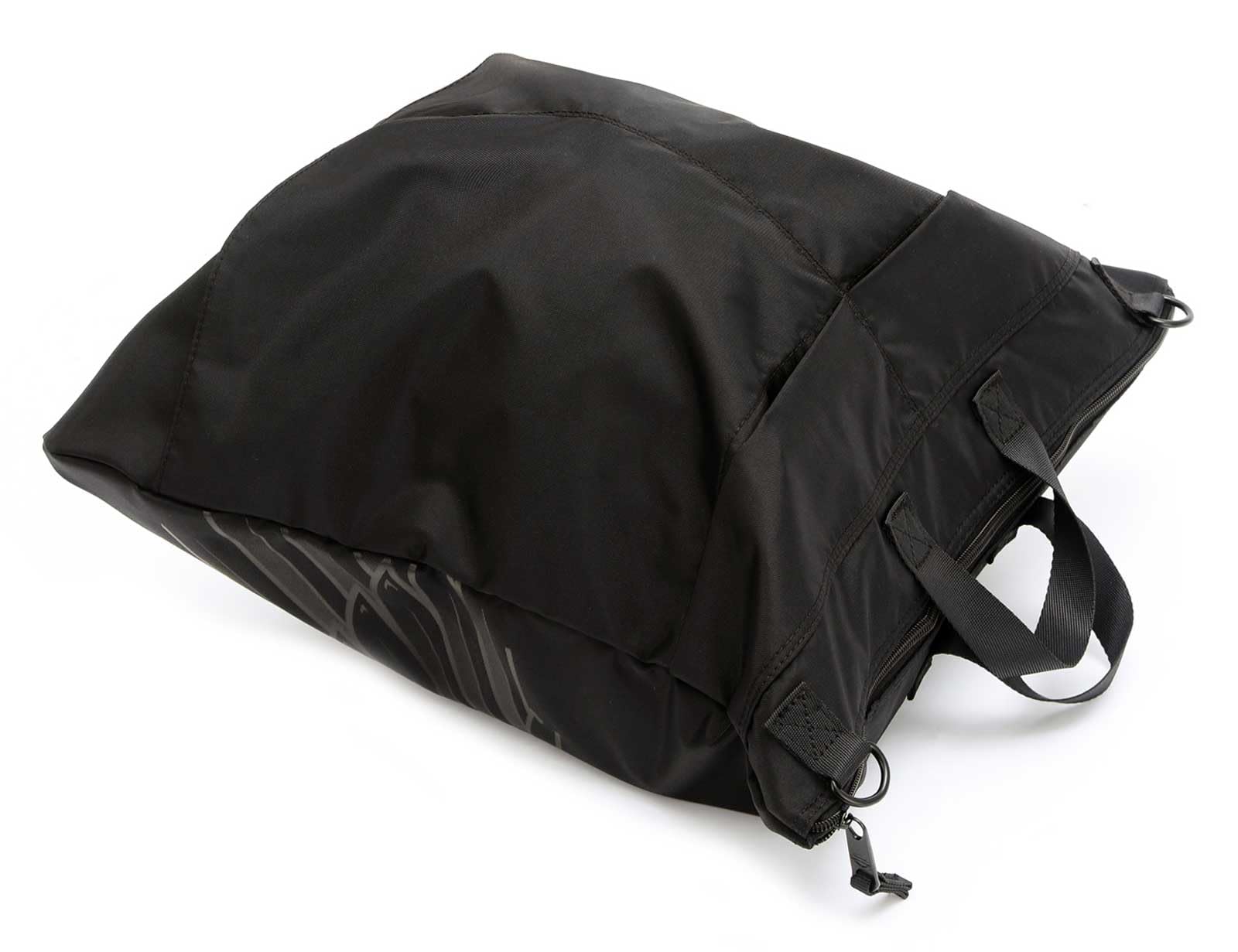 Harley-Davidson Helmet Bag - Water-Resistant Nylon, Black, 18.5" x 19.7", Model 99307 BLACK