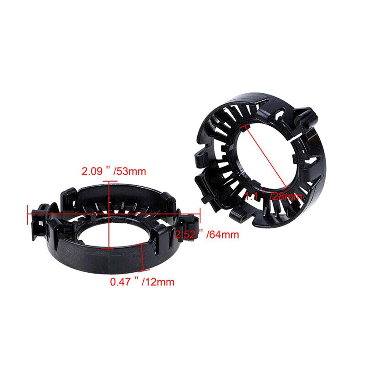 O-NEX D1S Retainer Clip Ring Holders for HID Xenon Headlights - Compatible with Mercedes-Benz, Cadillac, BMW, Audi, Buick, Jaguar