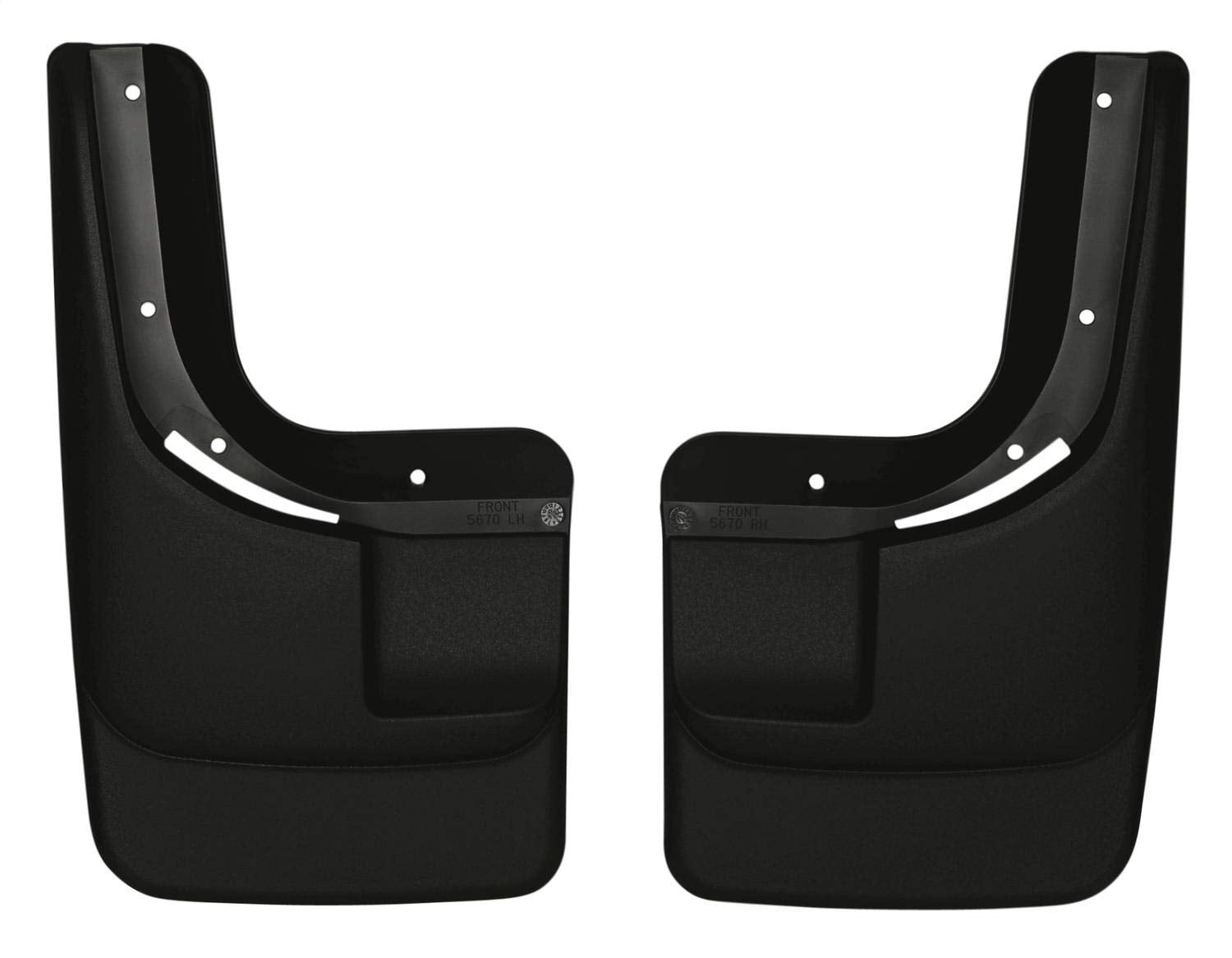 Husky Liners - Front Mud Guards | 2004 - 2012 Chevrolet Colorado/Gmc Canyon W/O Flares, Front Set - Black, 2 Pc | 56701