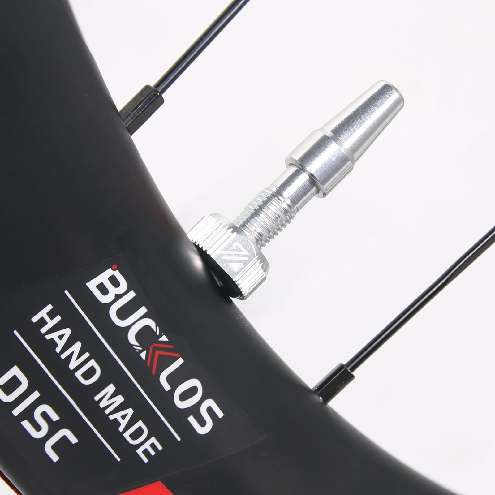 BUCKLOS Tubeless Presta Valve Stem 40/44/55/60/65/80/100 mm, Bike Tire Valve Stems Kit with Core Removal Tool for MTB/Mountain B