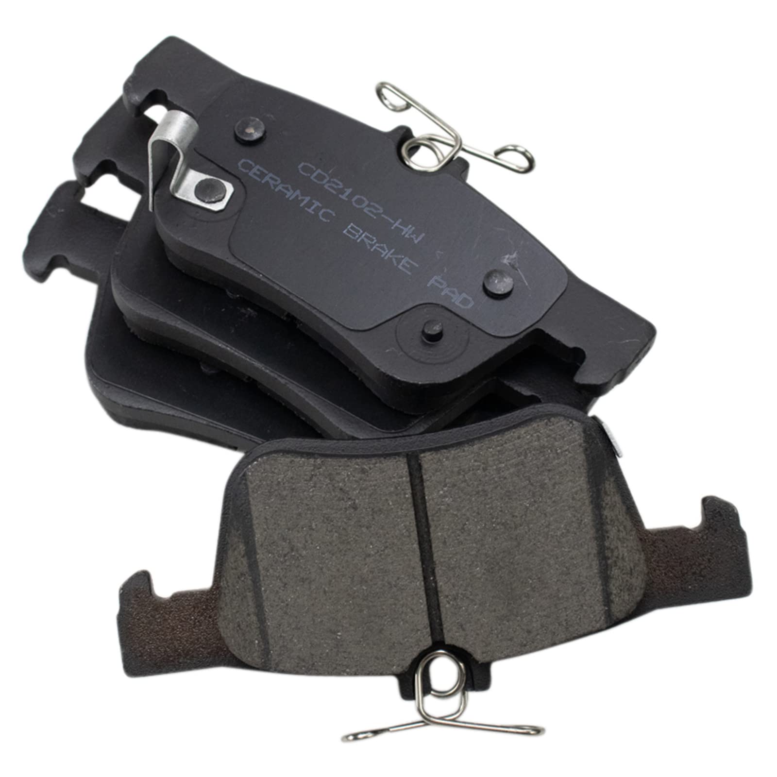 TRQ Rear Brake Pads Ceramic Compatible with 2021 Acura TLX 2018-2021 Honda Accord 2020-2021 Civic 2019-2021 Insight