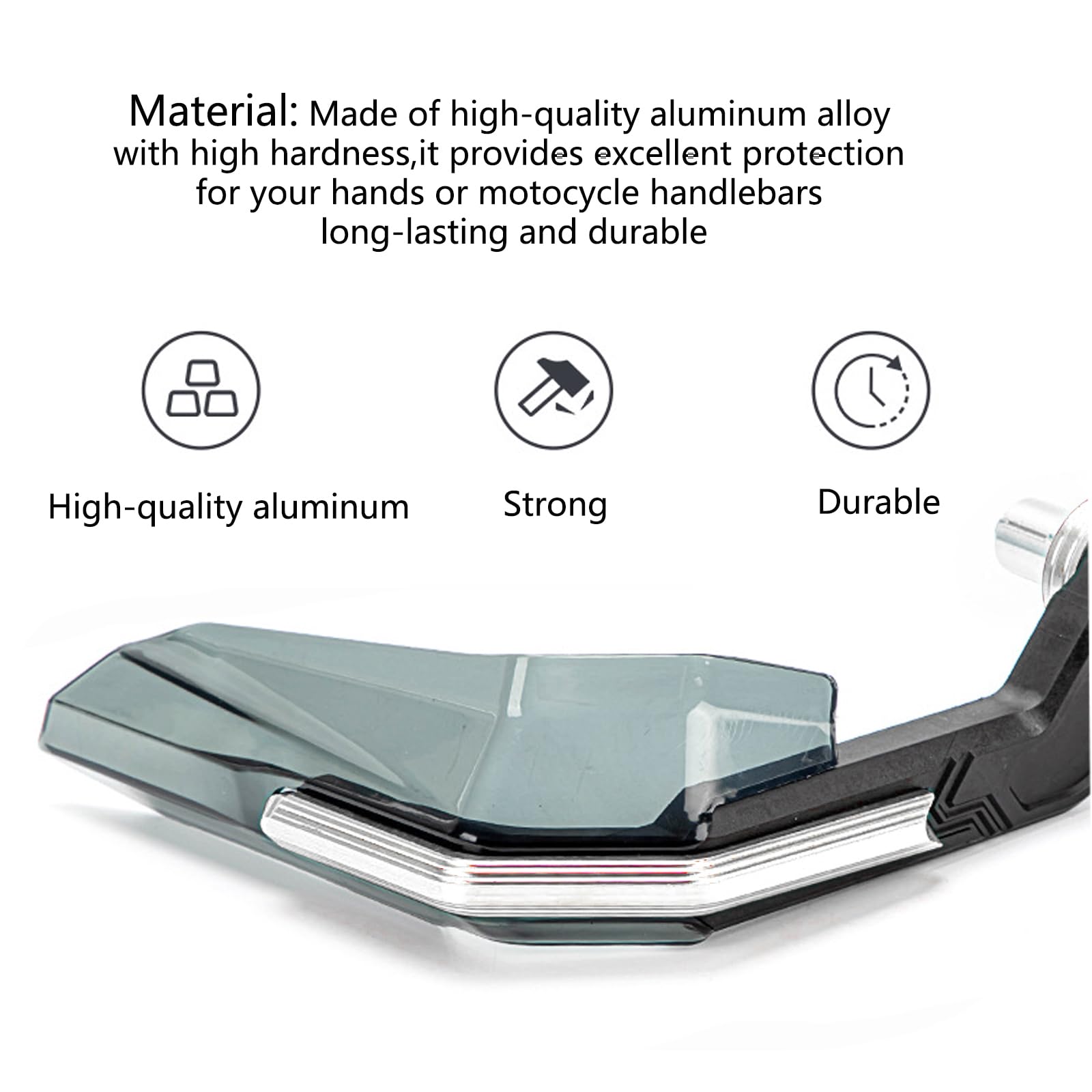 Kbgrax Universal 7/8    22Mm Motorcycle Powersports Aluminum Alloy Handguard,Motorcycle Accessories For Yamaha Honda Kawasaki Su