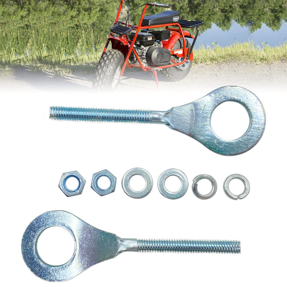 QYMOTO Mini Bike Chain Adjuster Tensioner for Coleman CT200U/MB200 - 15mm, 2 Pack