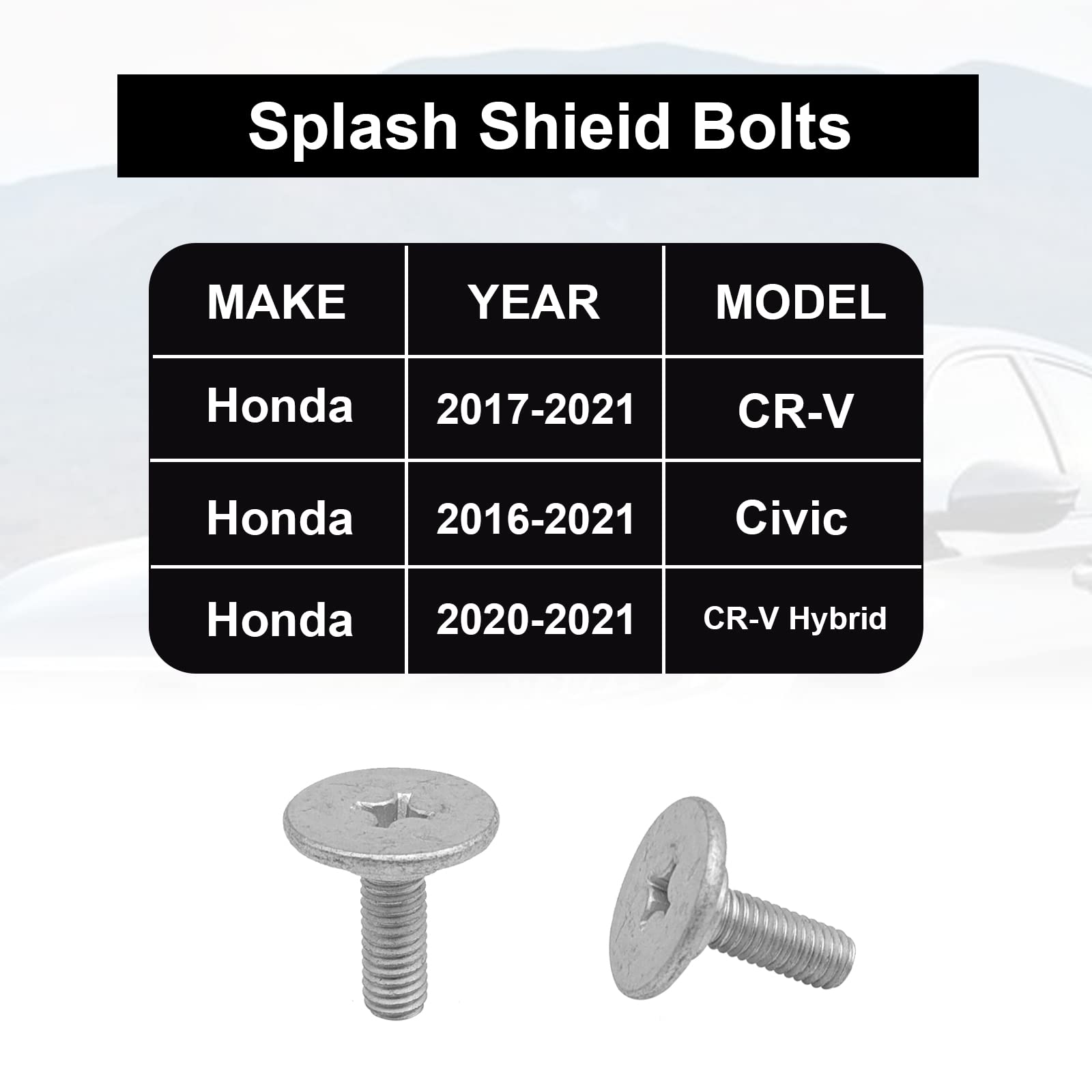 Lower Engine Cover Bolt Pin Screws, Radiator Engine Access Cover Pin and Lower Cover Bolt Lower Engine Cover Pin Screw Compatibl