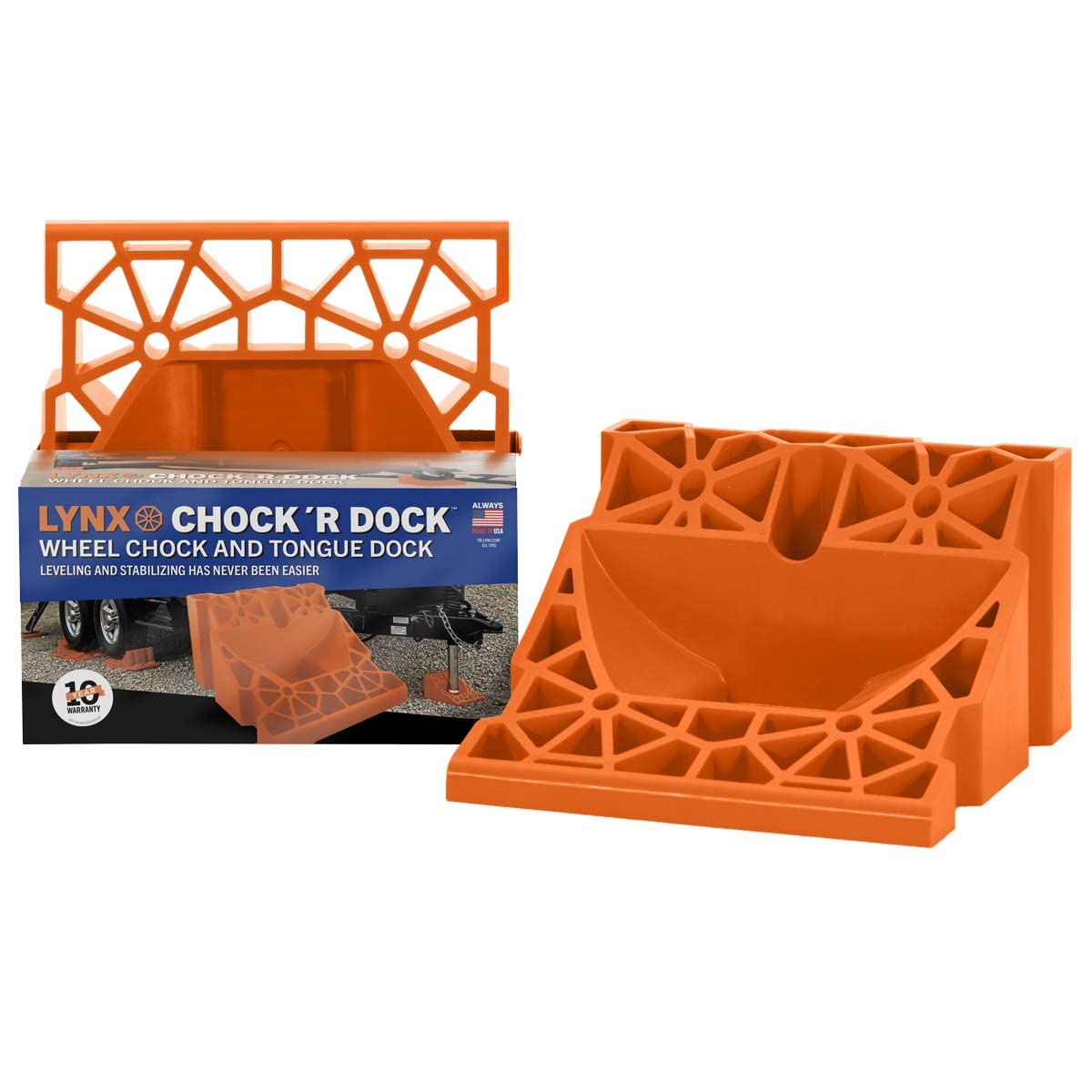 Tri-Lynx 00030 Chock R Dock,Orange