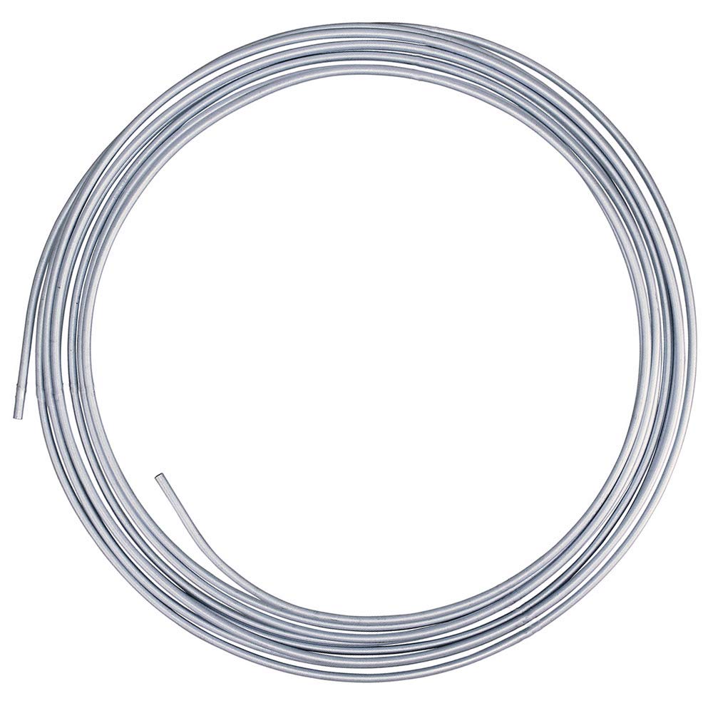 4LIFETIMELINES 25 ft 3/16 316L Marine Grade Stainless Steel Brake Line Replacement Tubing Coil and Fitting Kit, 16 Fittings Incl