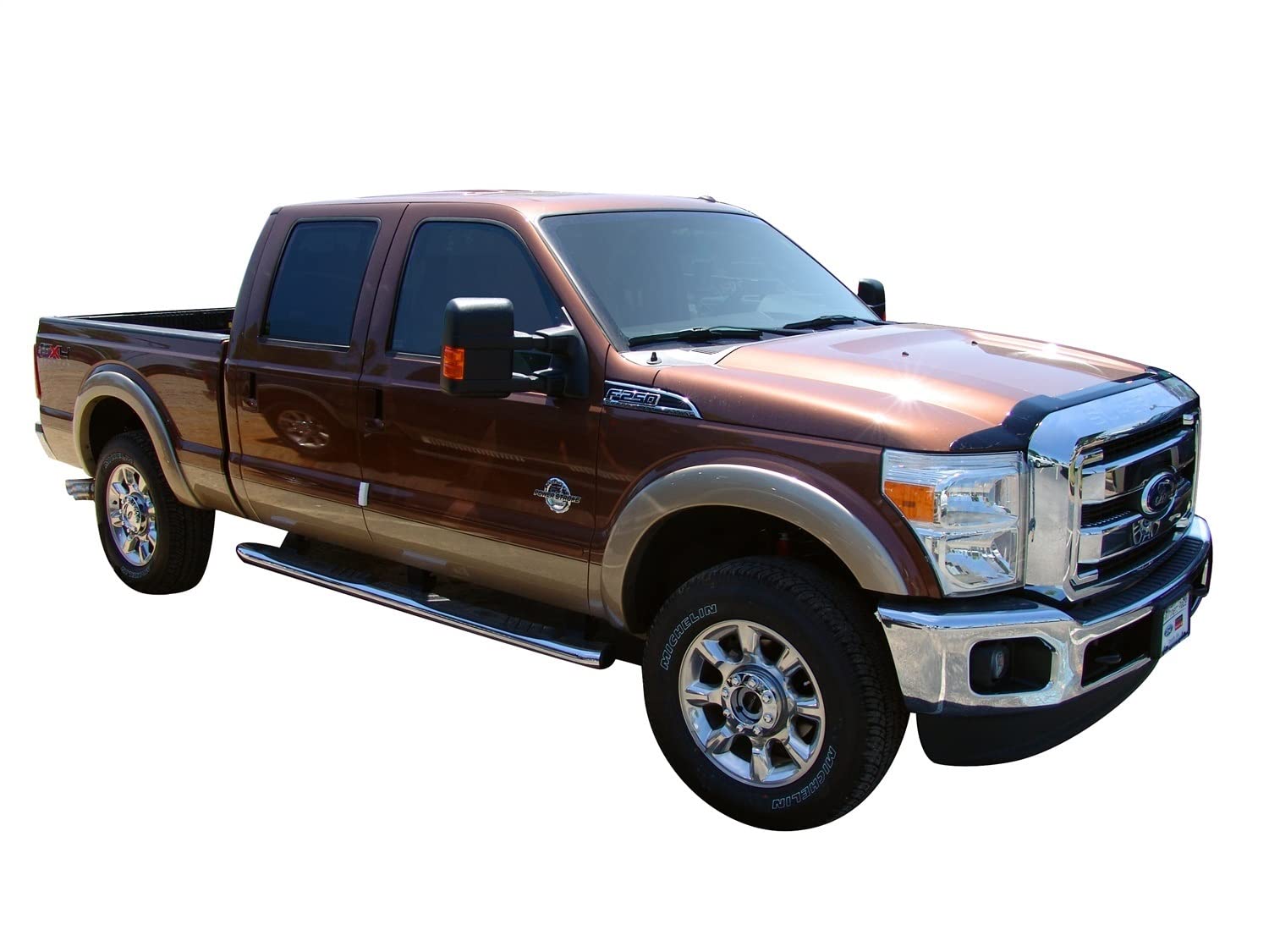 Auto Ventshade [Avs] Aeroskin / Hood Protector | Fits 2011 - 2016 Ford F-250, F-350, 1 Pc. | Smoke - 322022