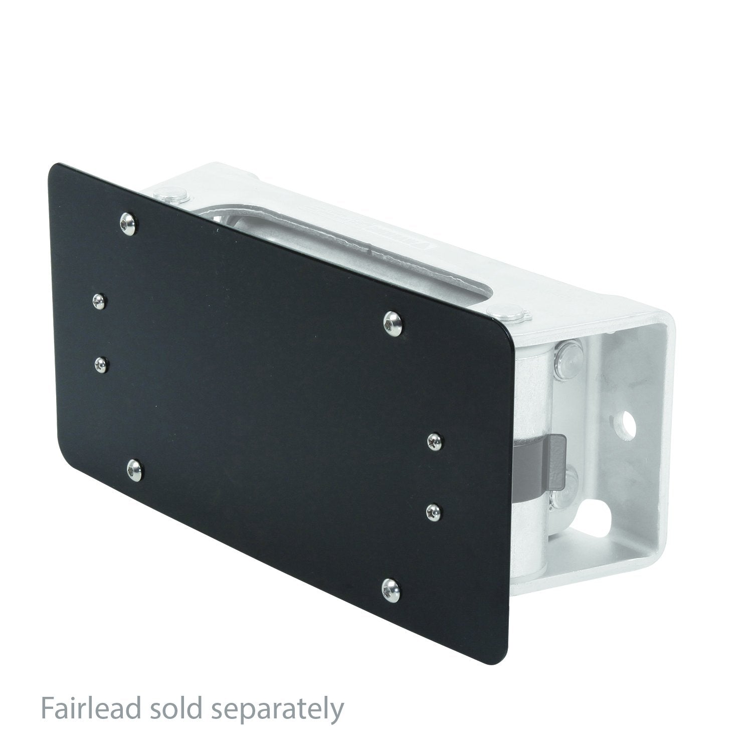 Smittybilt 4432 License Plate Mount Bracket For Roller Fairlead , Black