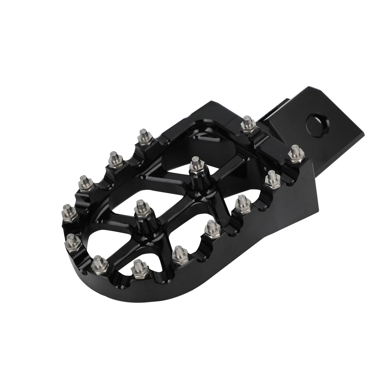 BAOUFF Foot Pegs for TW200, CNC 7075 Aluminum, Black, Model J-03, Fits 1987-2023