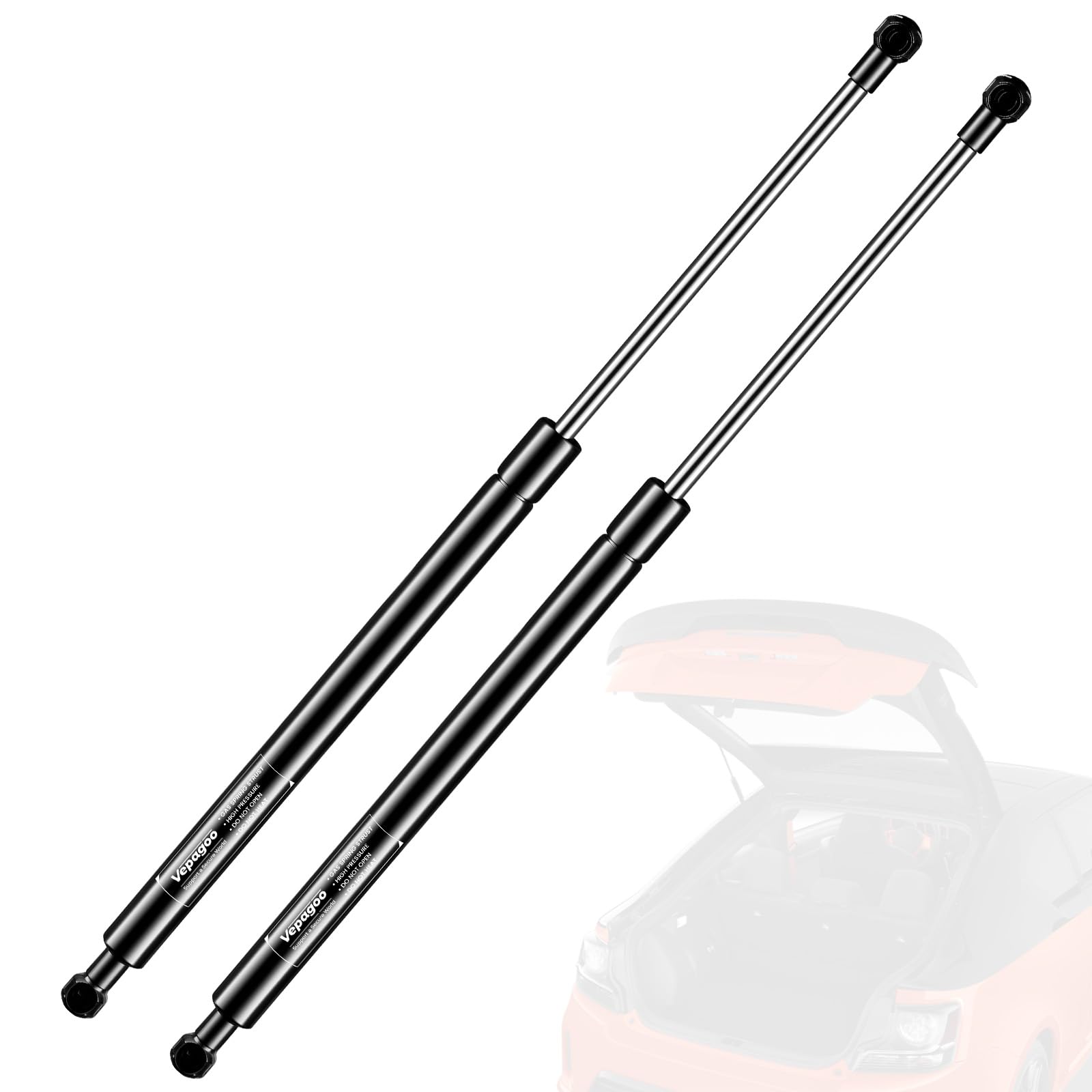 Vepagoo 4597 Hatchback Struts For 2005-2010 Scion Tc Trunk Gas Shocks - 95411 Rear Liftgate Lift Support Arms Supports, 015653 (