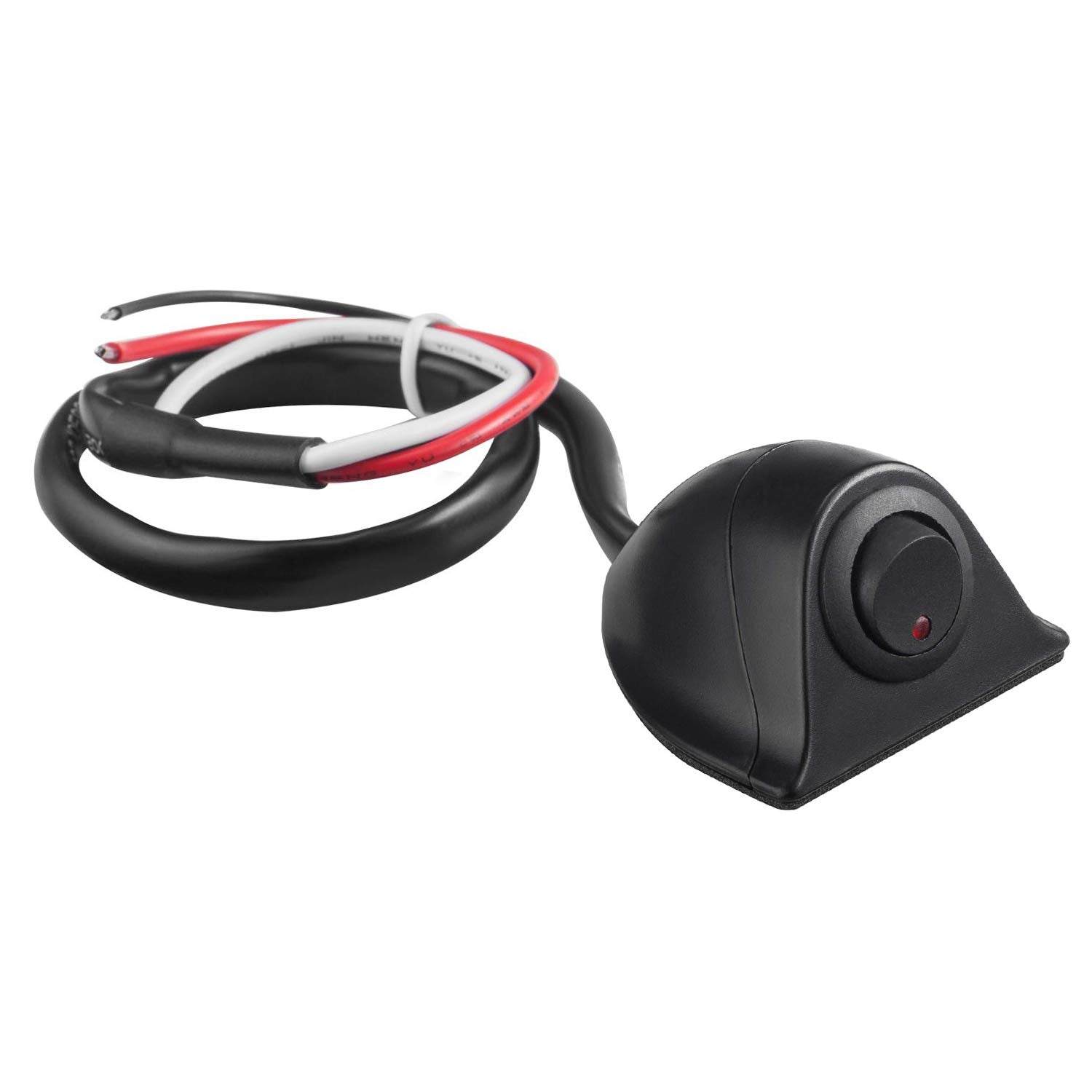 Jianfa Car Diy Switch Paste Type Rocker Switch Off/On Universal Dc12V Switch For Fog Driving Lights Neon Lights Led Light Bar Etc. (Black)