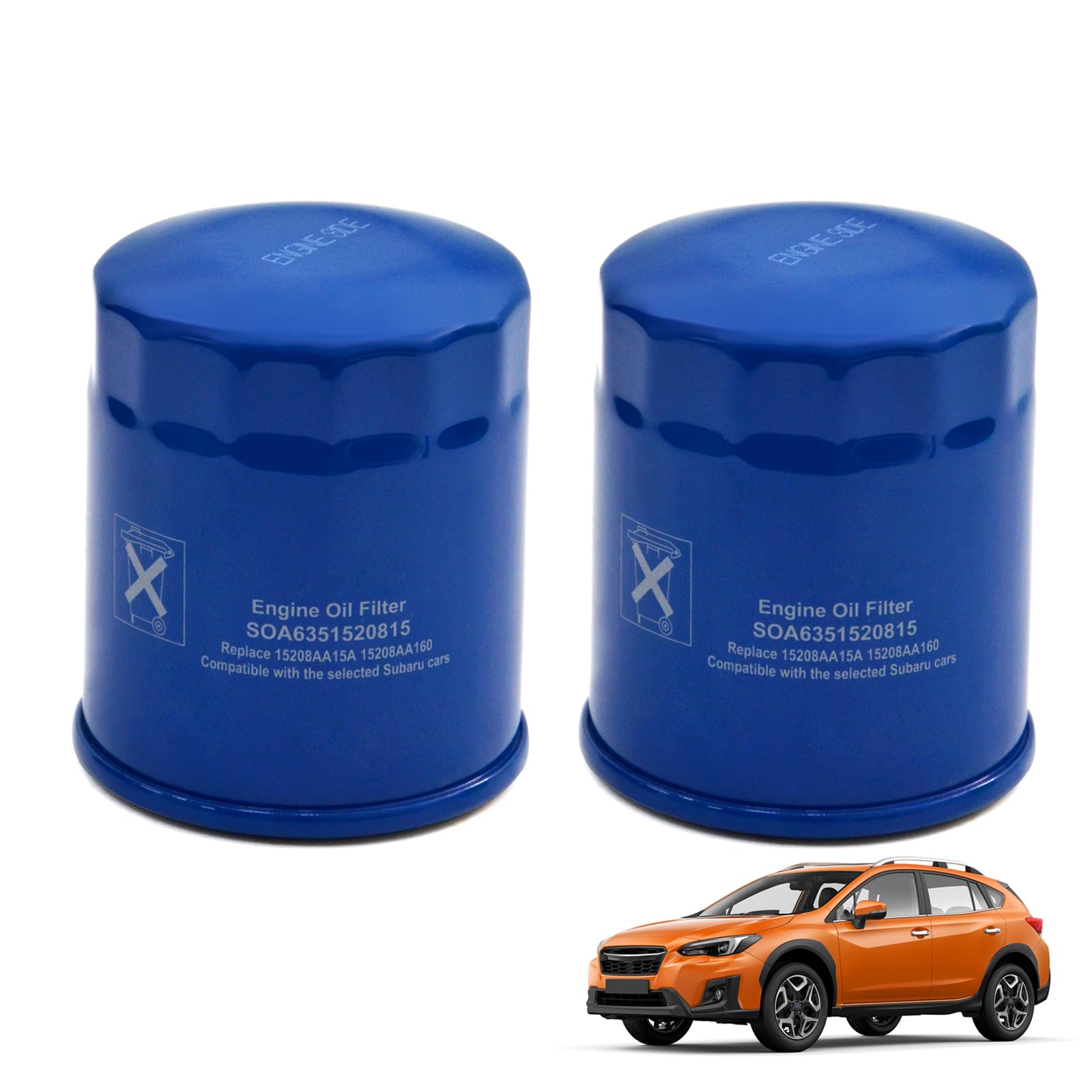 SOA6351520815 Oil Filter Replacement for Subaru Outback, Legacy, Impreza, Forester, XV Crosstrek, Ascent. Replace 15208AA160, 15