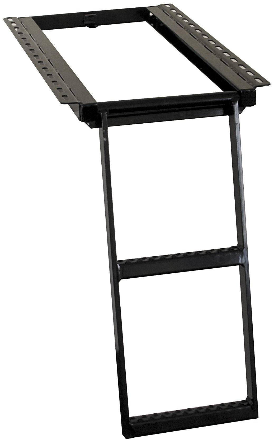 Buyers Products 5232000 Black 2-Rung Retractable Truck Step
