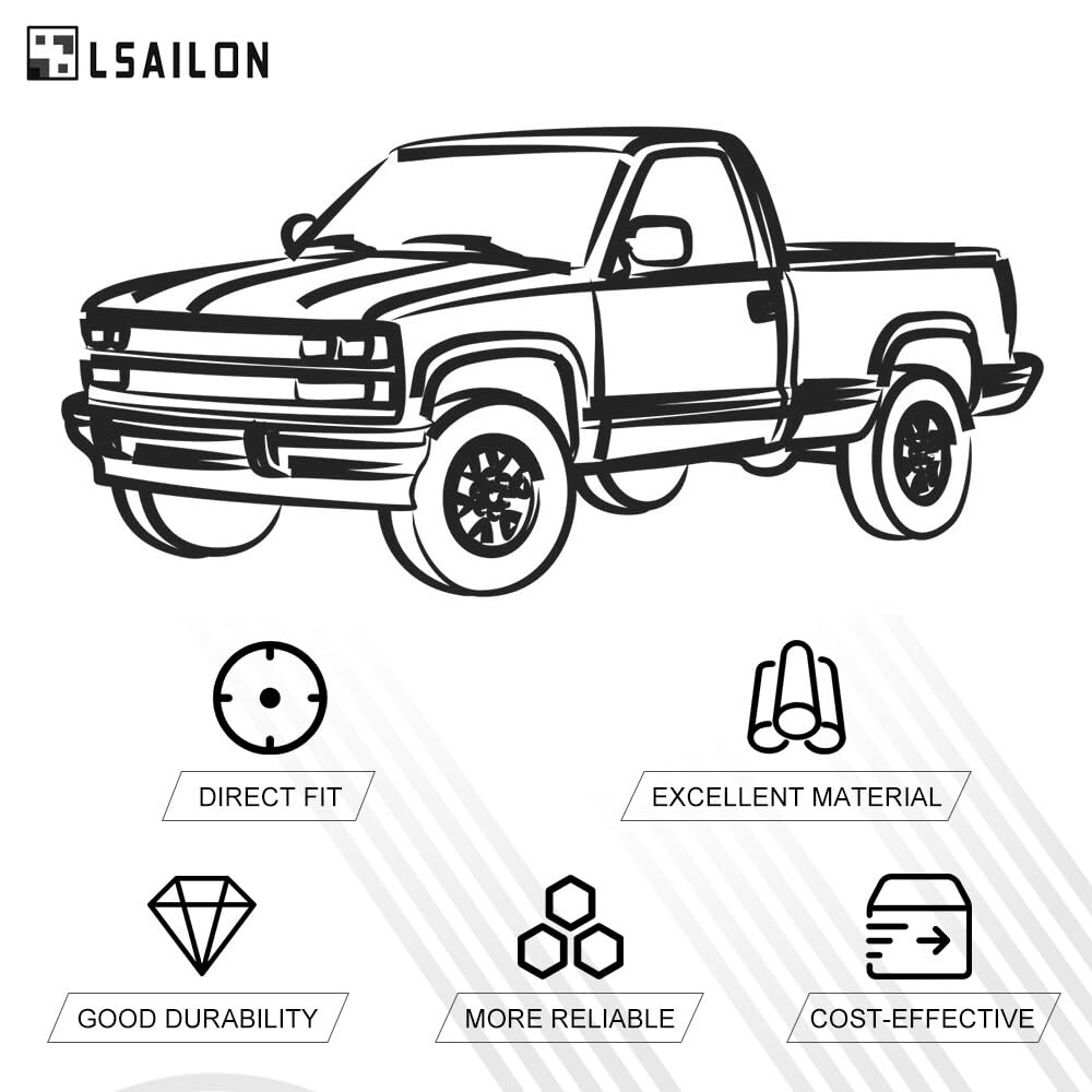 Lsailon 8Pcs Front End Suspension Kit Lower Control Arm And Ball Joint Outer Tie Rod End Inner Tie Rod End Sway Bar End Link For Hyundai Accent